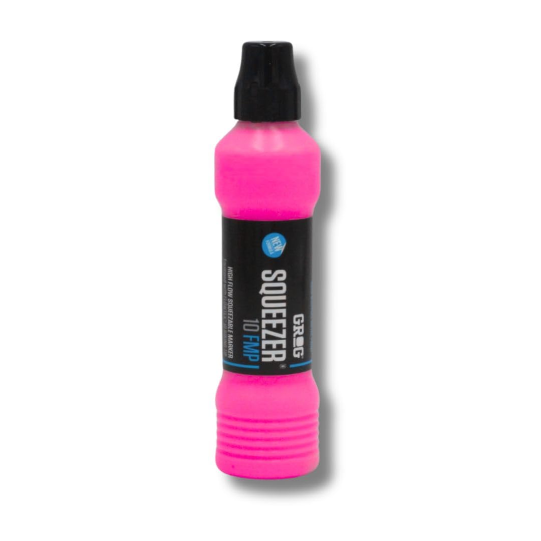 Grog Squeezer 10 FMP Paint - Neon Fuchsia Acrylic Paint for Artists | Perfect for Canvas Painting, DIY Crafts & Home Decor