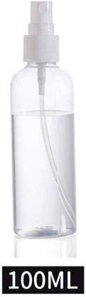 Refillable 100ml Fine Mist Spray Bottle Set of 2 - Ultra-Fine Atomizer for Essential Oils, Perfume, Hair & Skin Care - Travel-Friendly Transparent Pump Bottles for Beauty, Makeup & Sanitizer Storage