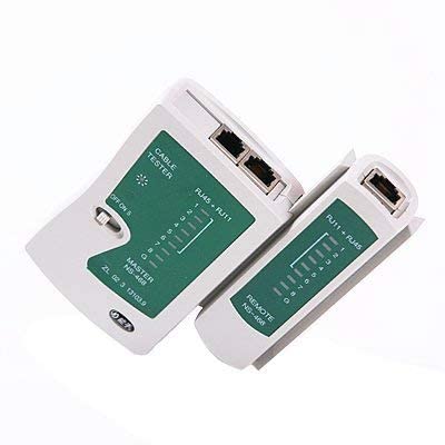 Professional MS-LT02 RJ45 & RJ11 Network Cable Tester - Ethernet LAN Wire Continuity Checker for Home, Office & Data Center Networking Setup