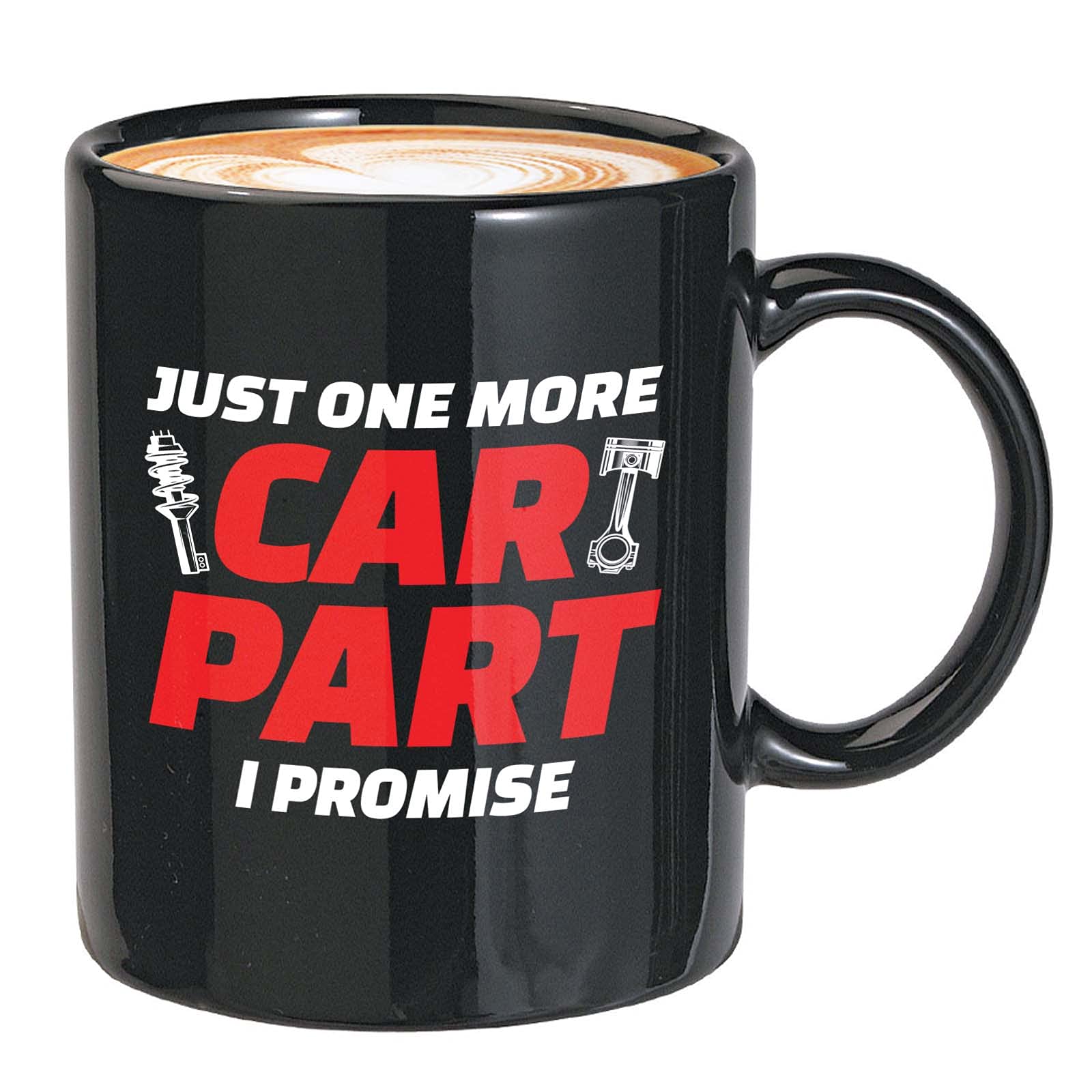 Bubble Hugs Car Guy Coffee Mug 11oz Black - Funny Sarcasm Gift for Car Lovers, Mechanics, Racing & Muscle Car Enthusiasts - Perfect for Garage, Workshop & Office Use