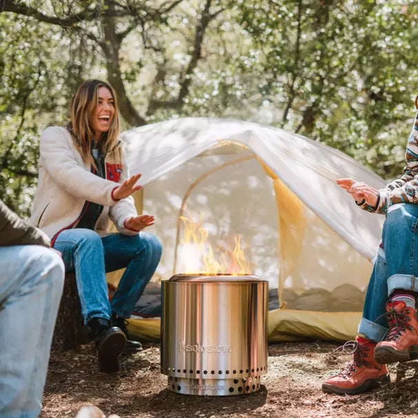 Solo Stove Ranger + Stand 2.0 - Portable Campfire Pit for Outdoor Adventures, Backyard Bonfires & Patio Gatherings | SSRAN SD 2.0