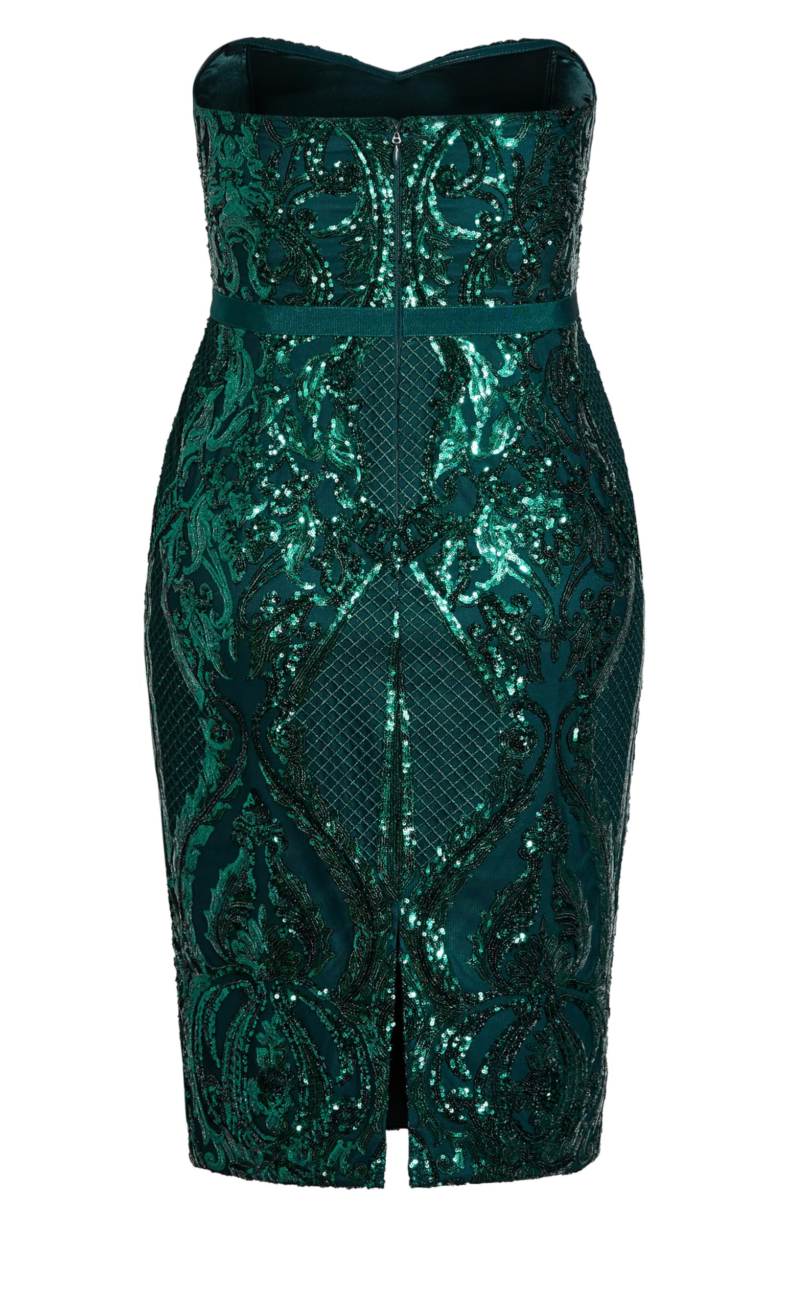 Plus Size Sequin Party Dress for Women - Elegant Sofia FF Style for Evening Events, Prom & Special Occasions