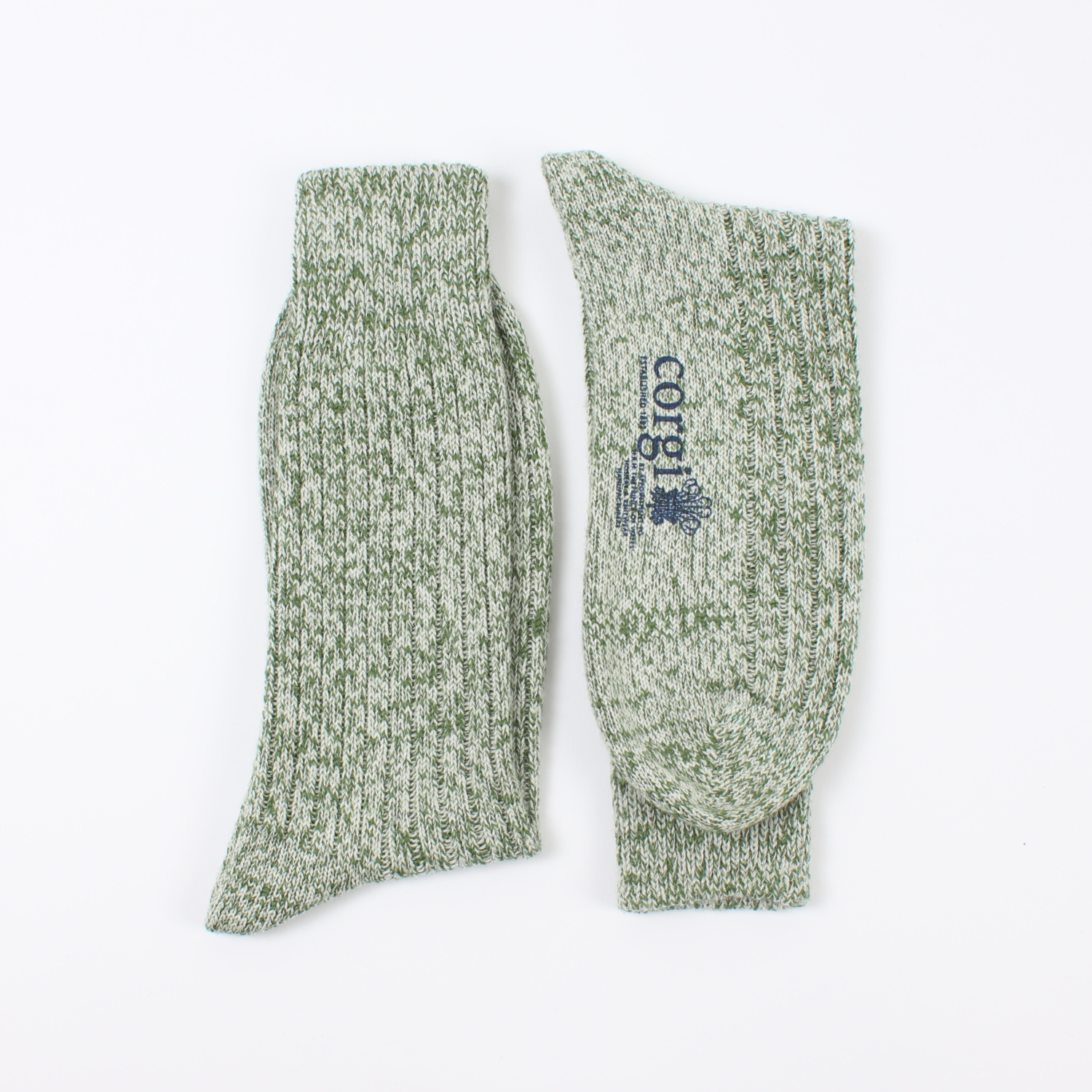 Premium Men's Marl Wool & Cotton Blend Socks - Warm & Breathable Winter Hiking & Outdoor Sports Socks for Cold Weather Activities