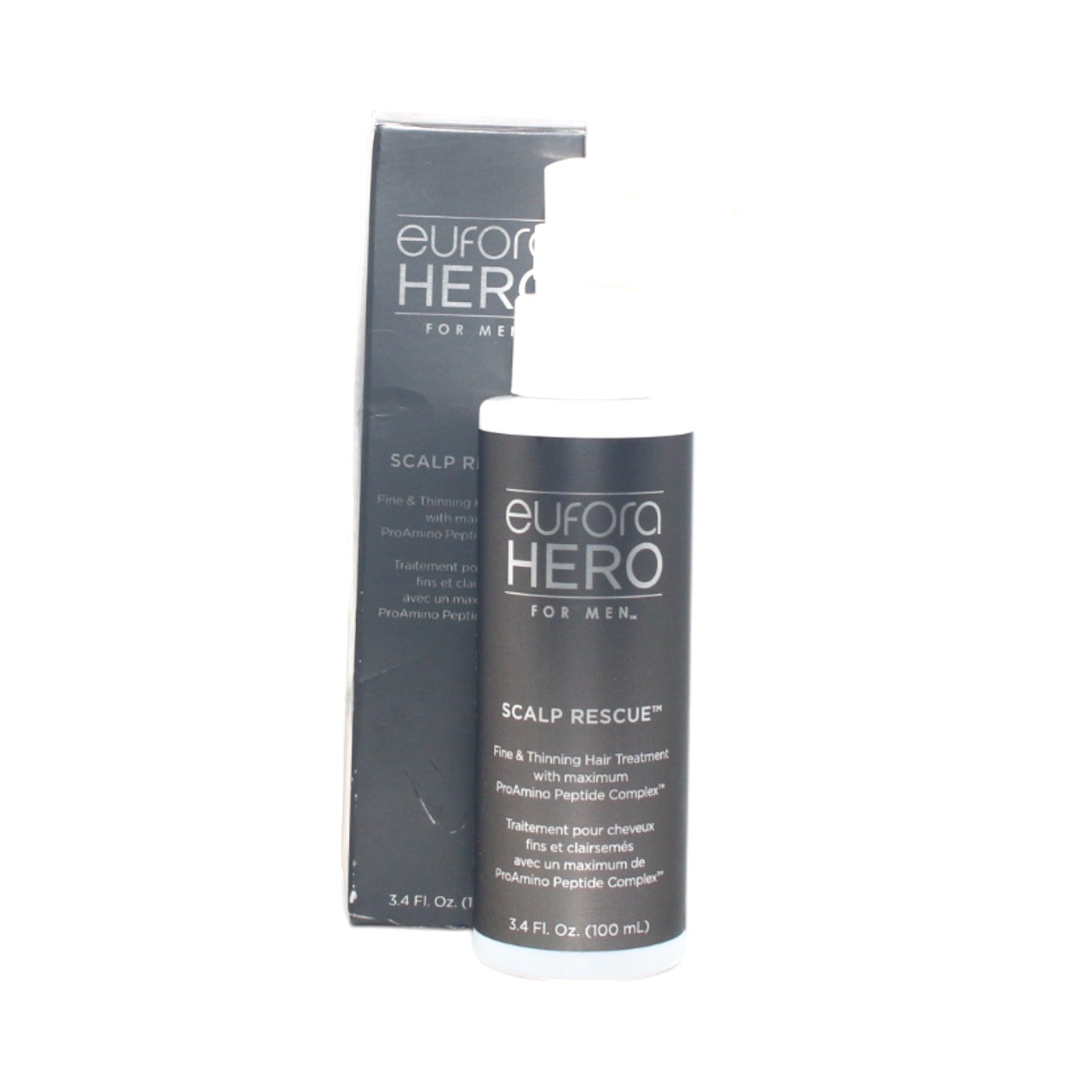Eufora Hero For Men Scalp Rescue Shampoo - 3.4 oz Bottle for Dry, Itchy Scalp & Dandruff Relief - Ideal for Daily Use & Hair Care Routine