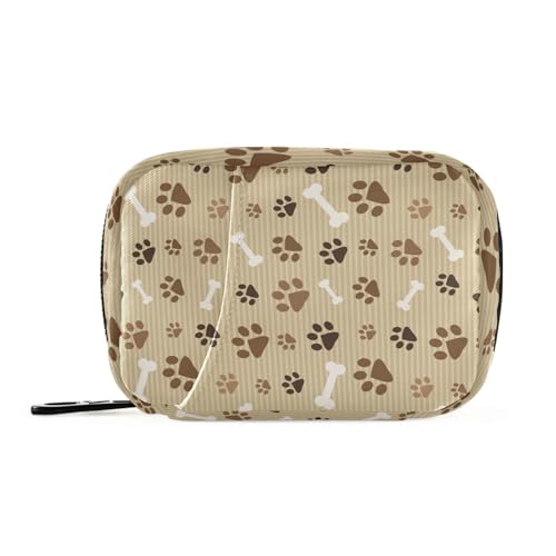 Dog Bone Paw Print
