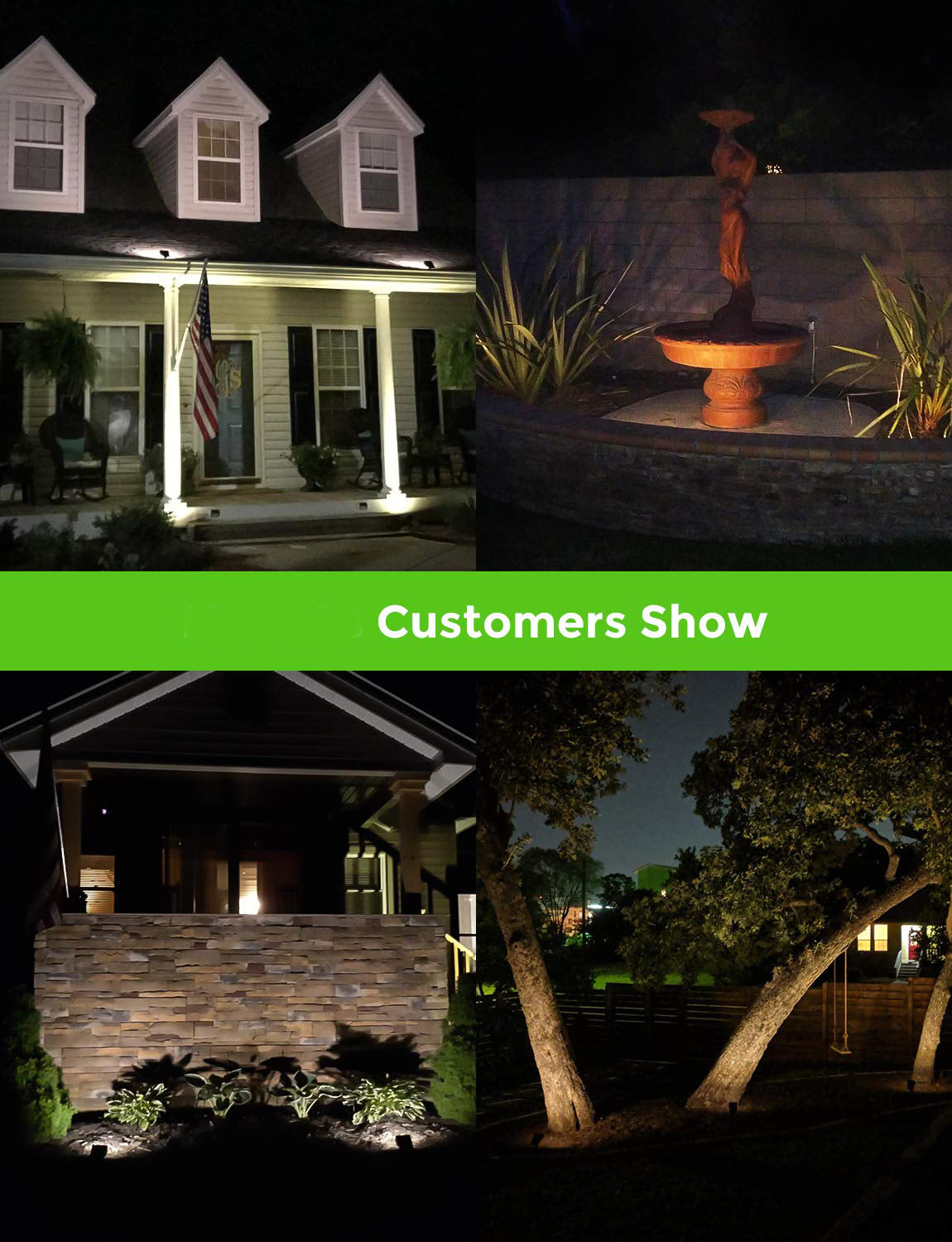 CD191 Solar Landscape Spotlights 4 Pack - Warm White LED Outdoor Garden Lights for Pathway, Yard, Patio, and Driveway Lighting