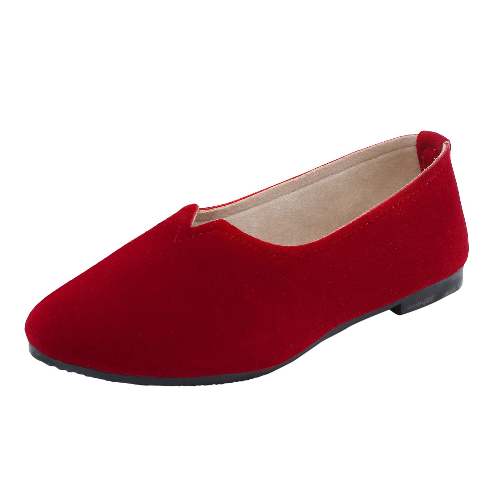Women's Low Heel Slip-On Loafers - Comfortable Casual Flat Shoes for Everyday Wear | Perfect for Office, Walking & Travel