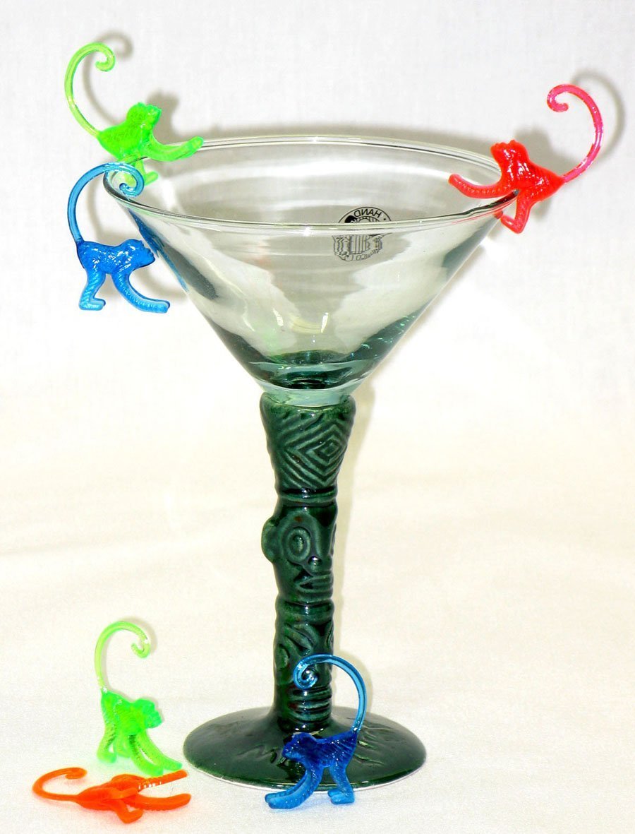 1000pcs Monkey Cocktail Picks - Fun Drink Markers for Parties, Weddings & Bars | Premium Beverage Identifiers for Wine, Cocktail & Champagne Glasses