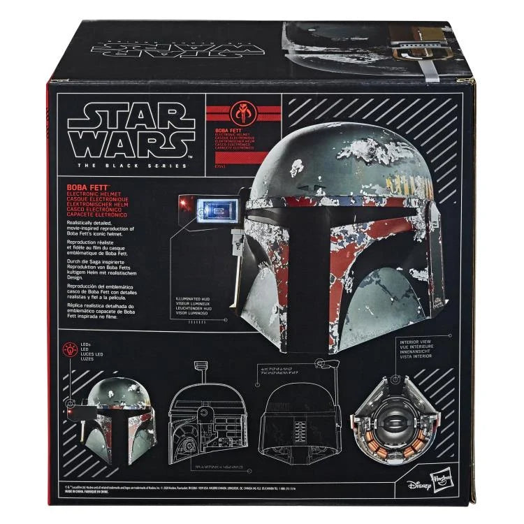 Star Wars The Black Series Boba Fett Helmet Prop Replica - Premium Collectible for Cosplay, Display & Star Wars Fans | Perfect for Halloween, Conventions & Movie Memorabilia Collections