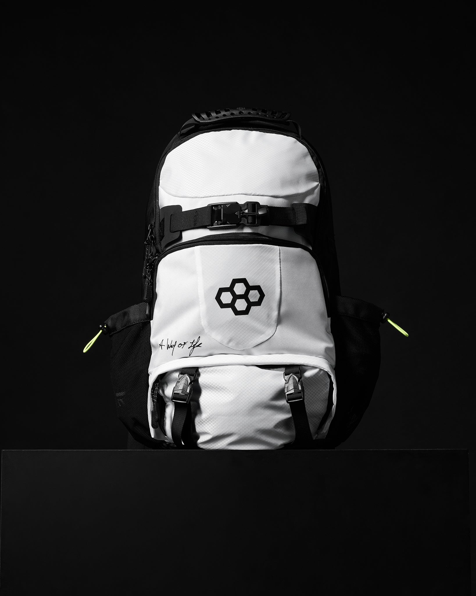 RUDIS Genesis Gearpack III Wrestling Backpack - Durable White Sports Bag for Athletes | Perfect for Training, Competitions & Travel