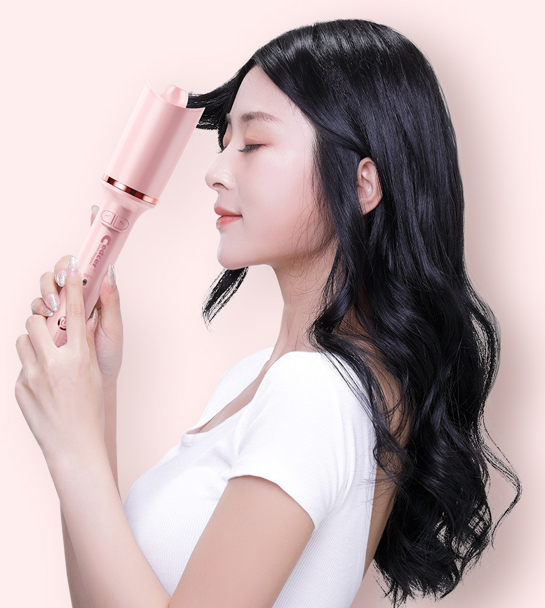 Ceramic Auto Rotate Hair Curler - Long Lasting Electric Curling Iron with Constant Temperature for Wavy & Curly Hairstyles | Perfect for Daily Styling, Salon Results at Home, and Special Occasions