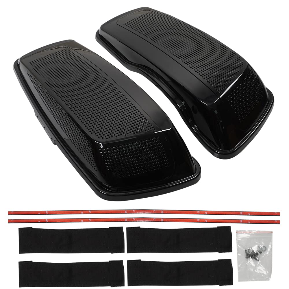 ZXMOTO 6x9 Saddlebag Speaker Lids for Harley Davidson Touring Models (2014-2023) - Compatible with Road Glide, Electra Glide, Road King & Street Glide - Premium Audio Upgrade for Motorcycle Riders - Perfect for Long Road Trips & Outdoor Adventures