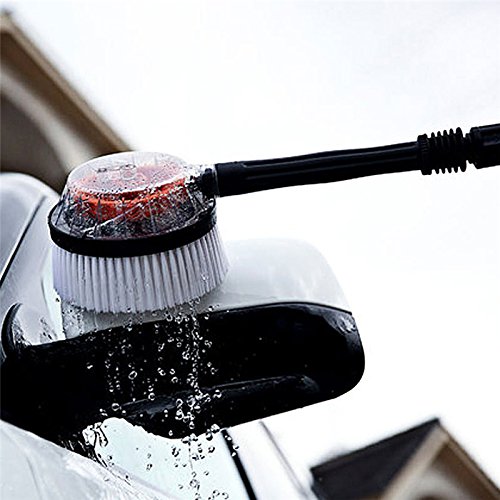MeiBoAll Automatic Rotating Car Wash Brush with Long Handle & Soft Bristles – Gentle Car Cleaning Tool for Cars, SUVs, Trucks & RVs – Perfect for Hand Washing, Detailing & Exterior Maintenance