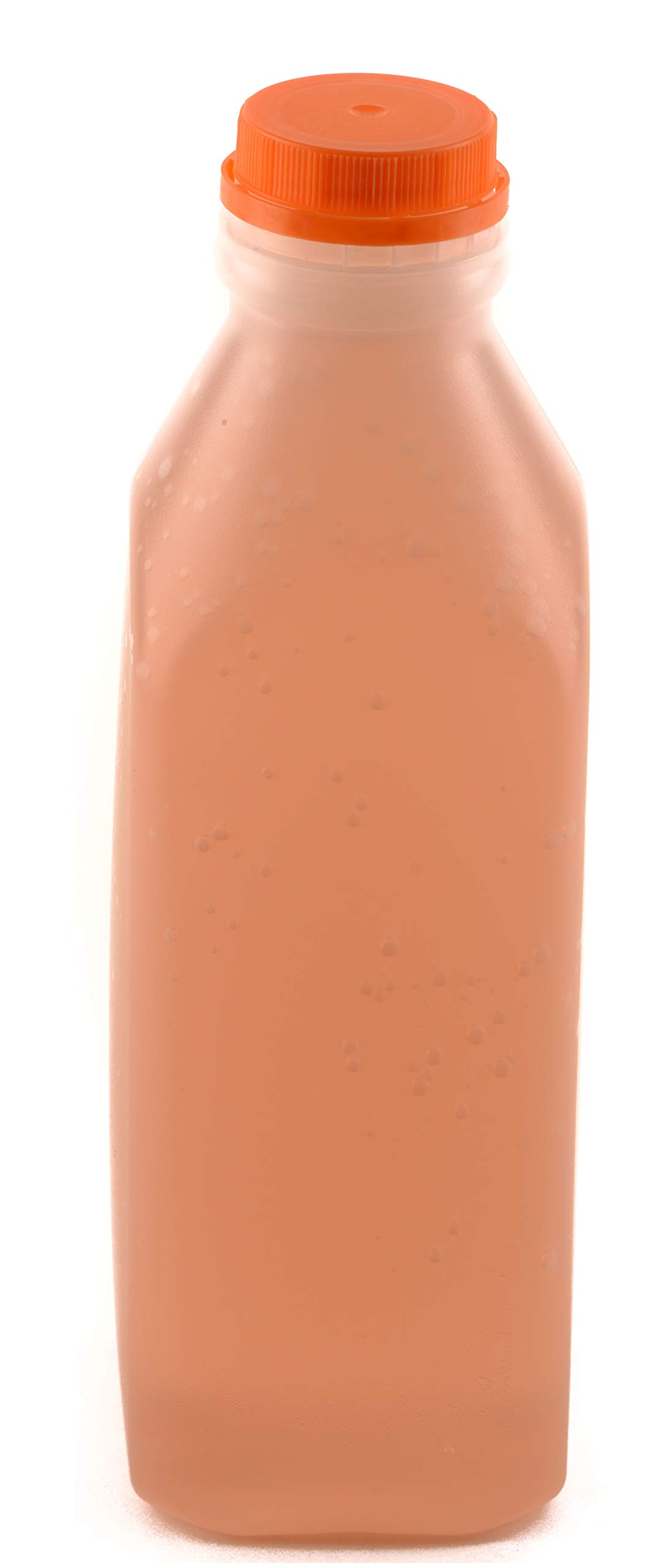 50 Pack 32oz Empty Plastic Juice Bottles with Tamper Evident Caps - BPA Free Smoothie Containers for Juices, Milk, Meal Prep & Picnics | Reusable Leakproof Bottles for Home, Restaurant & Commercial Use by EcoQuality