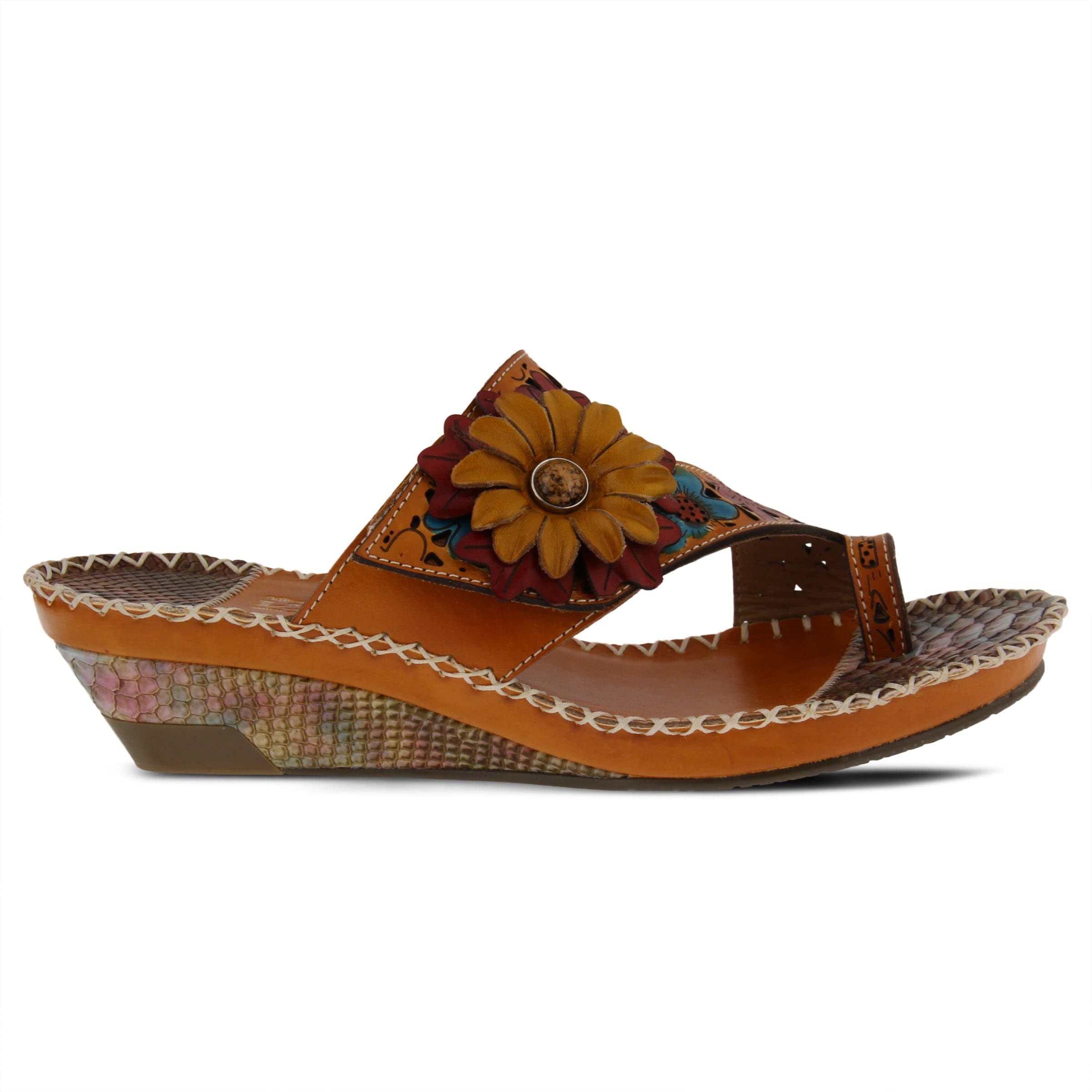 Spring Step L'Artiste Women's Vardi Comfort Slide Sandals - Breathable & Lightweight for Summer, Beach, and Casual Outings