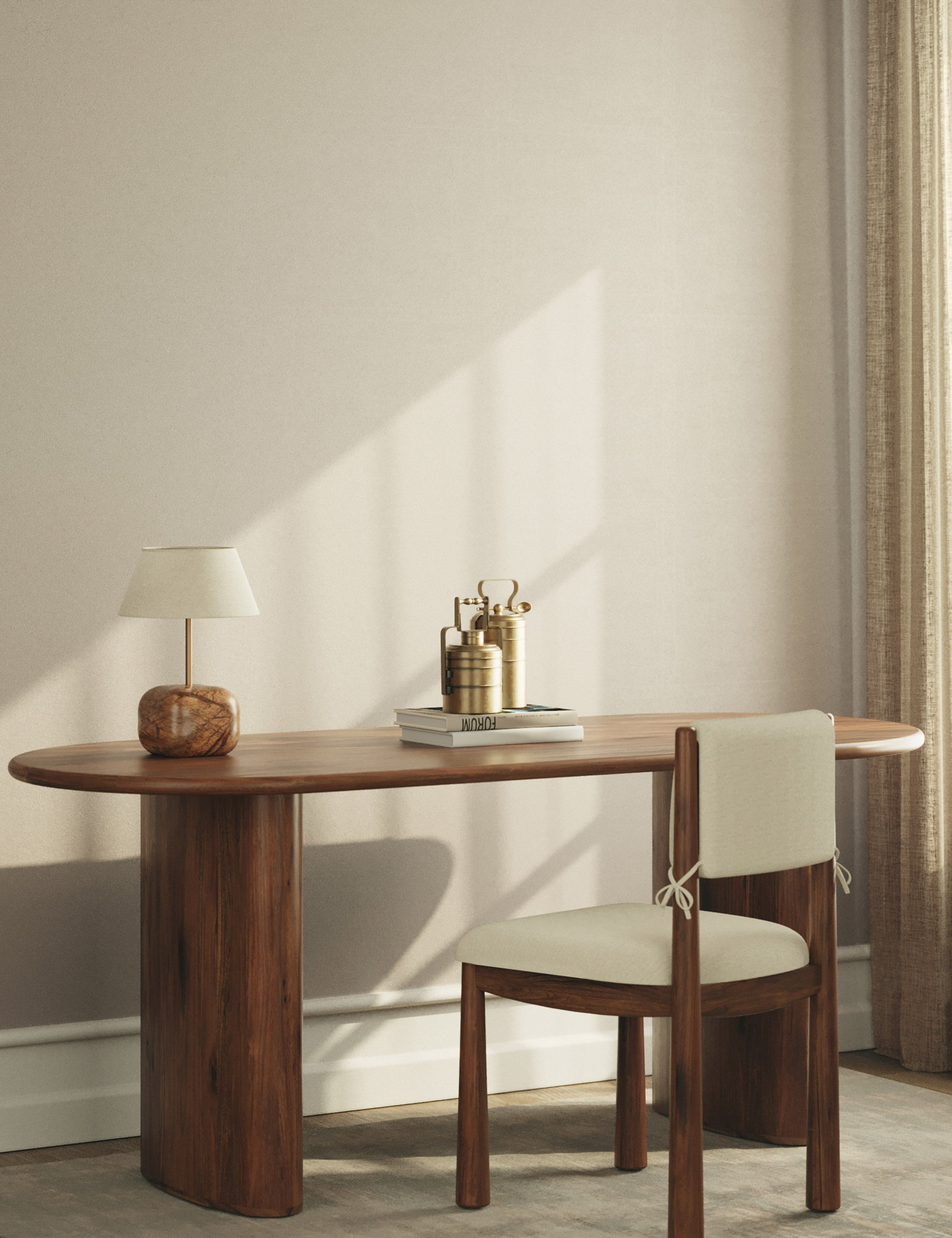 Modern Dasch Dining Chair - Sturdy Wooden Kitchen Chairs with Upholstered Seat - Perfect for Dining Room, Kitchen, Breakfast Nook & Home Office
