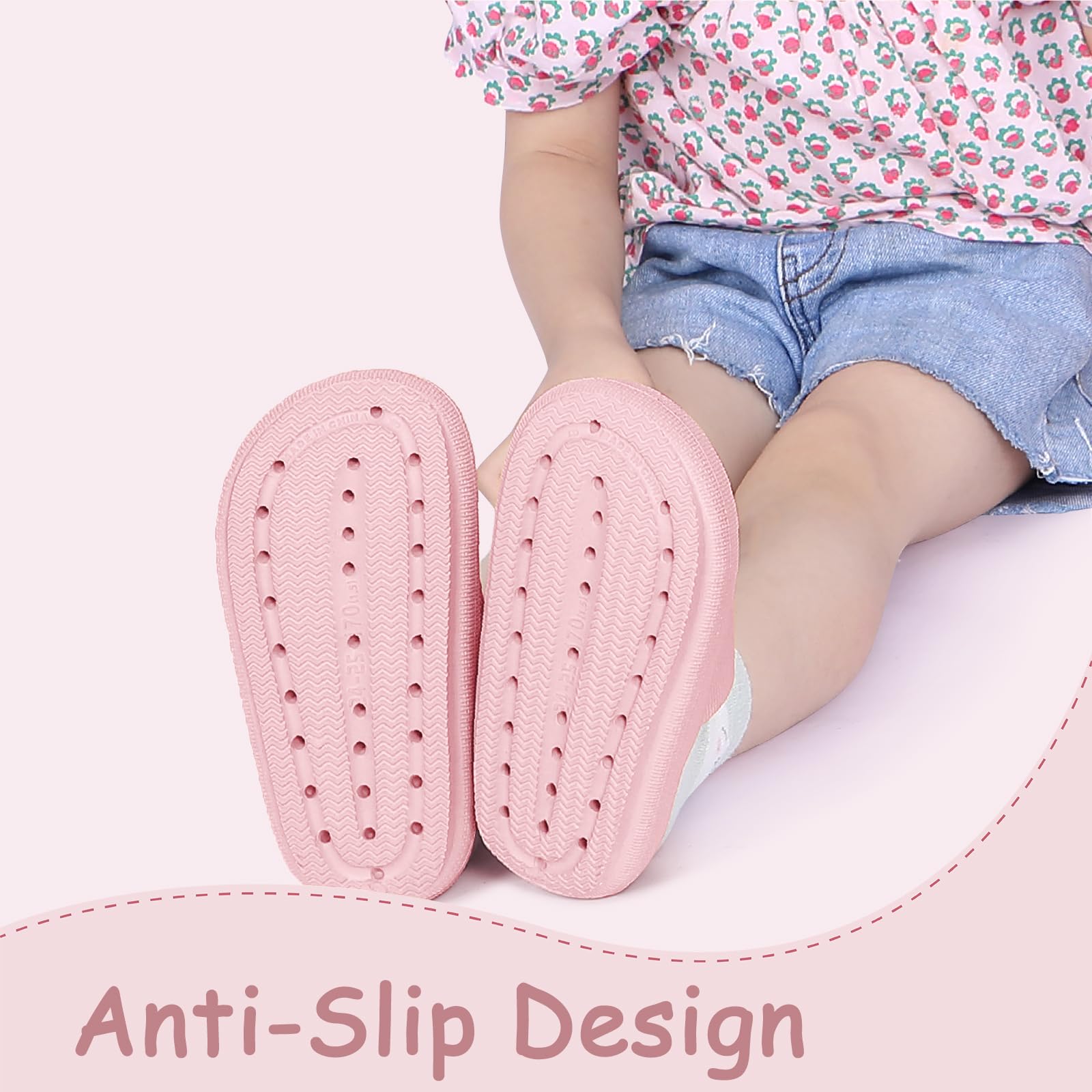 **Menore Cloud Slides for Kids - Soft Pillow Slippers with Thick Sole, Non-Slip Shower & Beach Sandals for Boys & Girls - Perfect for Bathroom, Pool, and Summer Outdoor Play**
