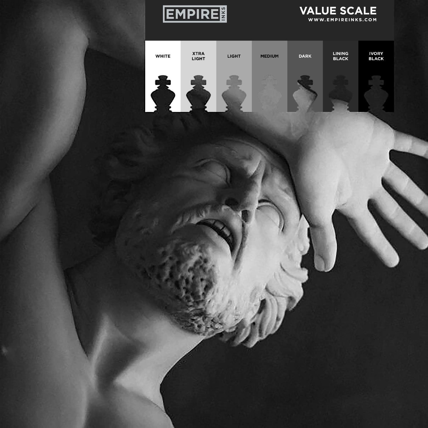 Dark Empire Inks White Wash Series - Premium Tattoo Ink for Professional Artists & Tattoo Enthusiasts | Perfect for Realism, Watercolor & Fine Line Tattoos