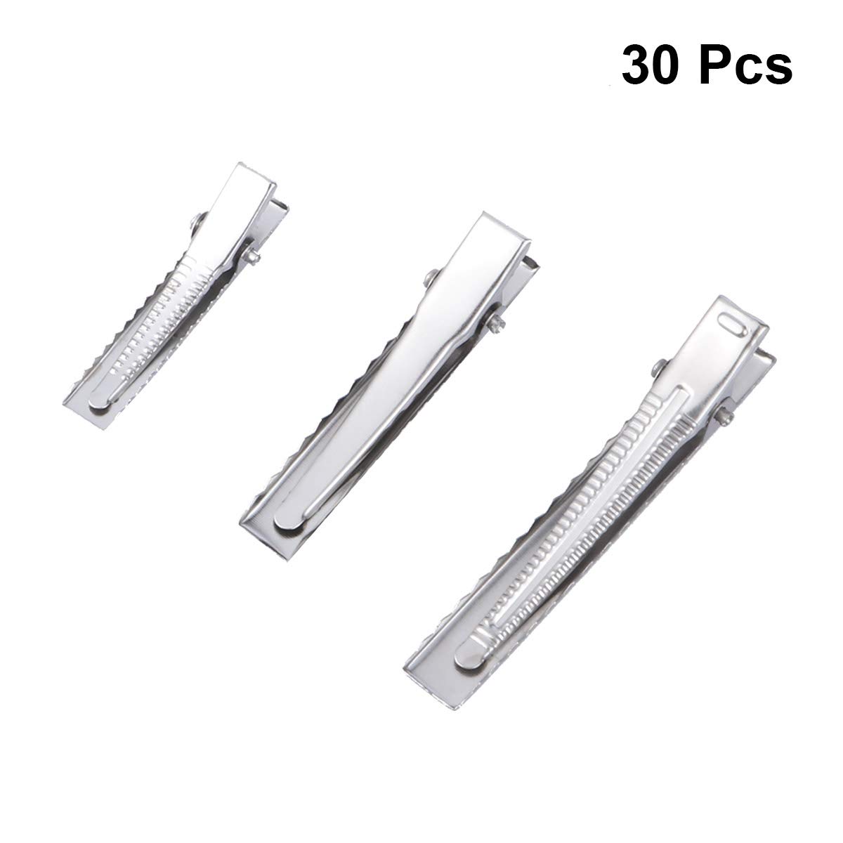30pcs Alligator Hair Clips for Women - Curl Clips Crocodile Barrettes Hairpins for DIY Hair Bows & Accessories - Perfect for Parties, Weddings, and Daily Styling