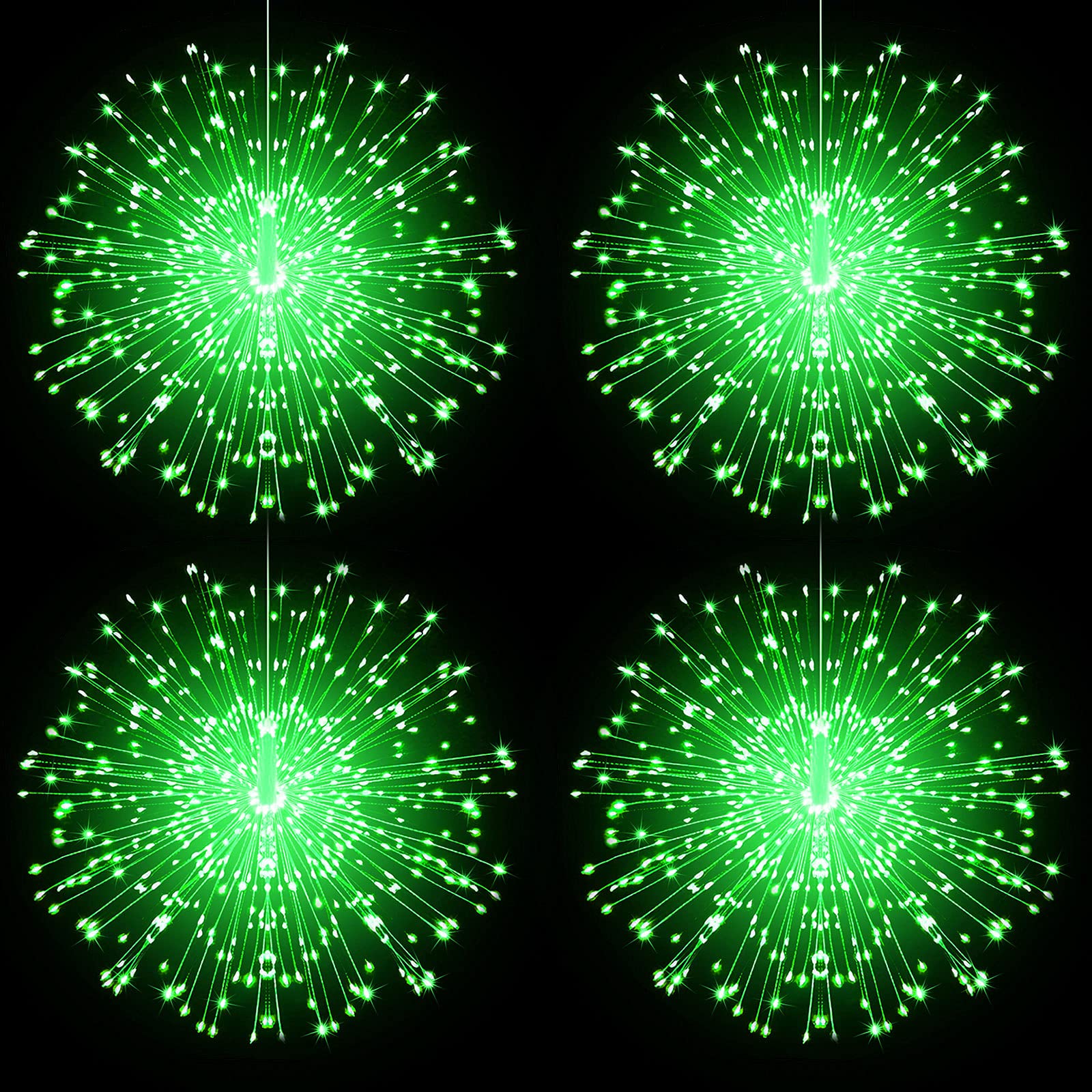 Battery Operated Fairy Lights - 225 LED Dimmable String Lights with Remote Control, 8 Modes Waterproof Starburst Lights for Christmas Decorations, Home, Patio, Indoor & Outdoor Use (Perfect for Weddings, Parties, and Garden Decor)