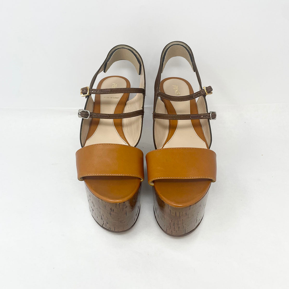 Fendi Women's Luxury Platform Sandals - High Heel Designer Summer Shoes for Casual & Party Wear | Perfect for Beach, Vacation & Evening Outings