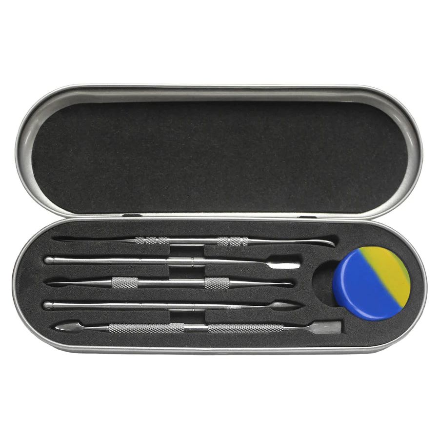Dulytek 6-Piece Rosin & Wax Tool Kit - Essential Dab Accessories for Concentrate Enthusiasts | Perfect for Dabbing, Extracting & Cannabis Oil Applications