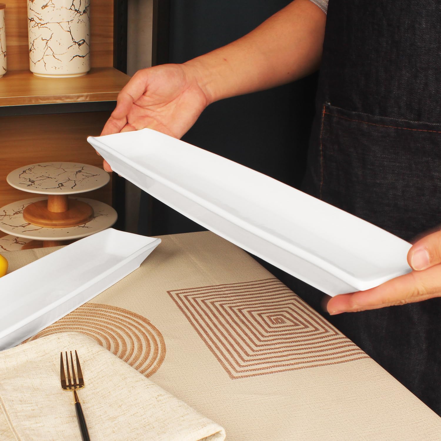 Ceramic Olive Plate Set of 2 - 18
