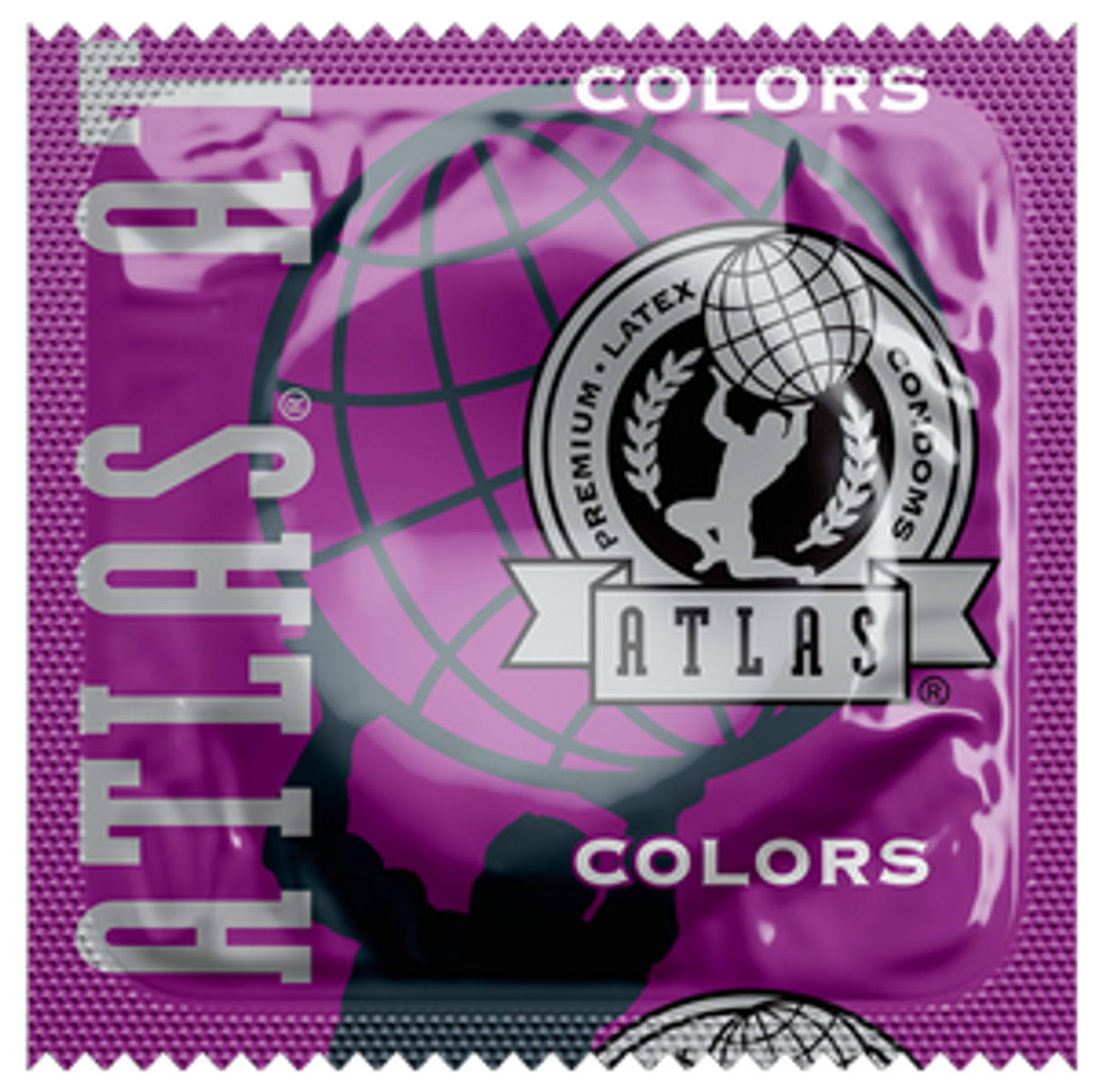 Premium Atlas Rainbow Color Condoms - 12 Pack, Ultra Thin & Safe Latex Protection for Enhanced Pleasure - Perfect for Couples, Parties & Safe Intimacy