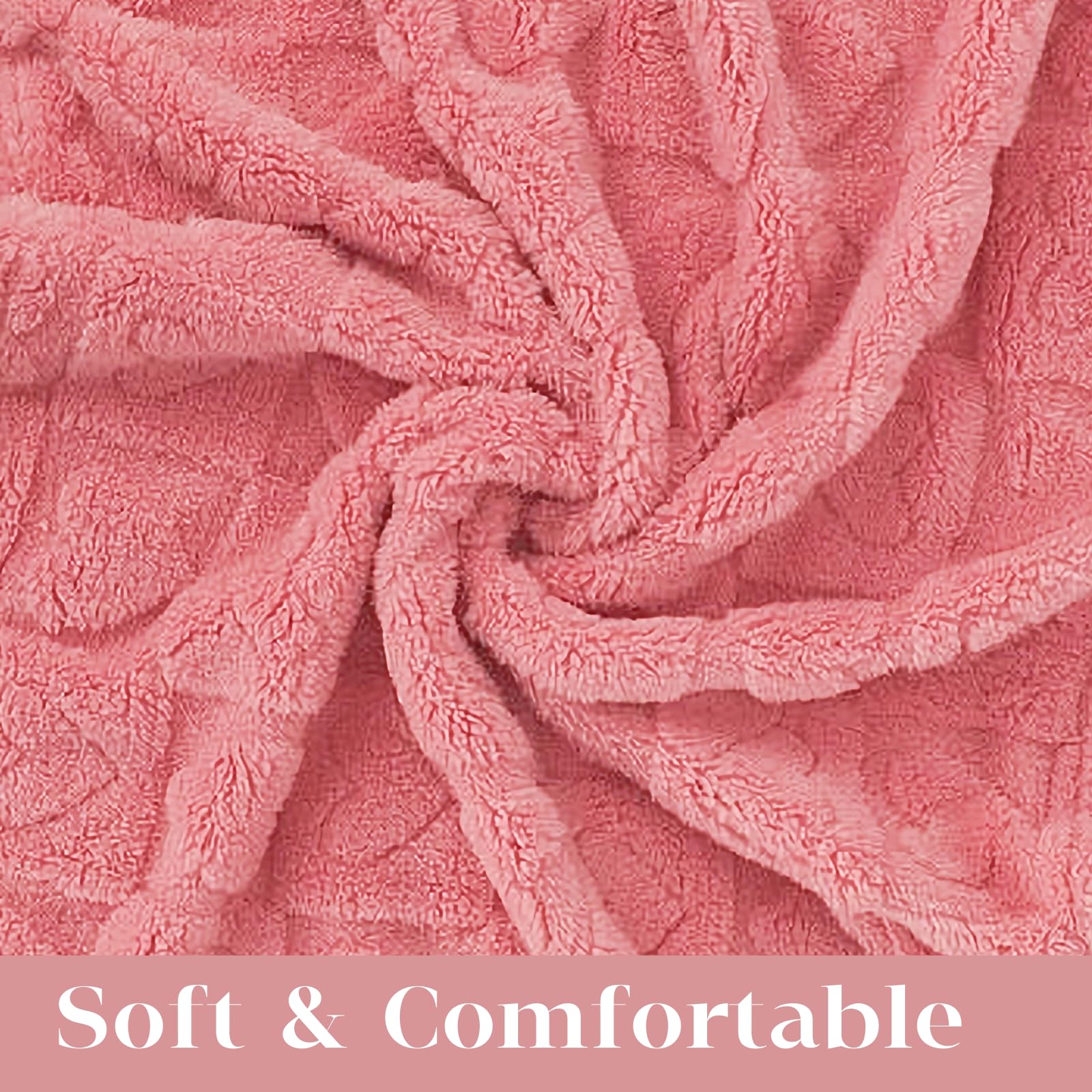 Fluffy Fleece Dog Blanket - Warm Pet Throw for Dogs & Cats - Sofa & Travel Use (24x29