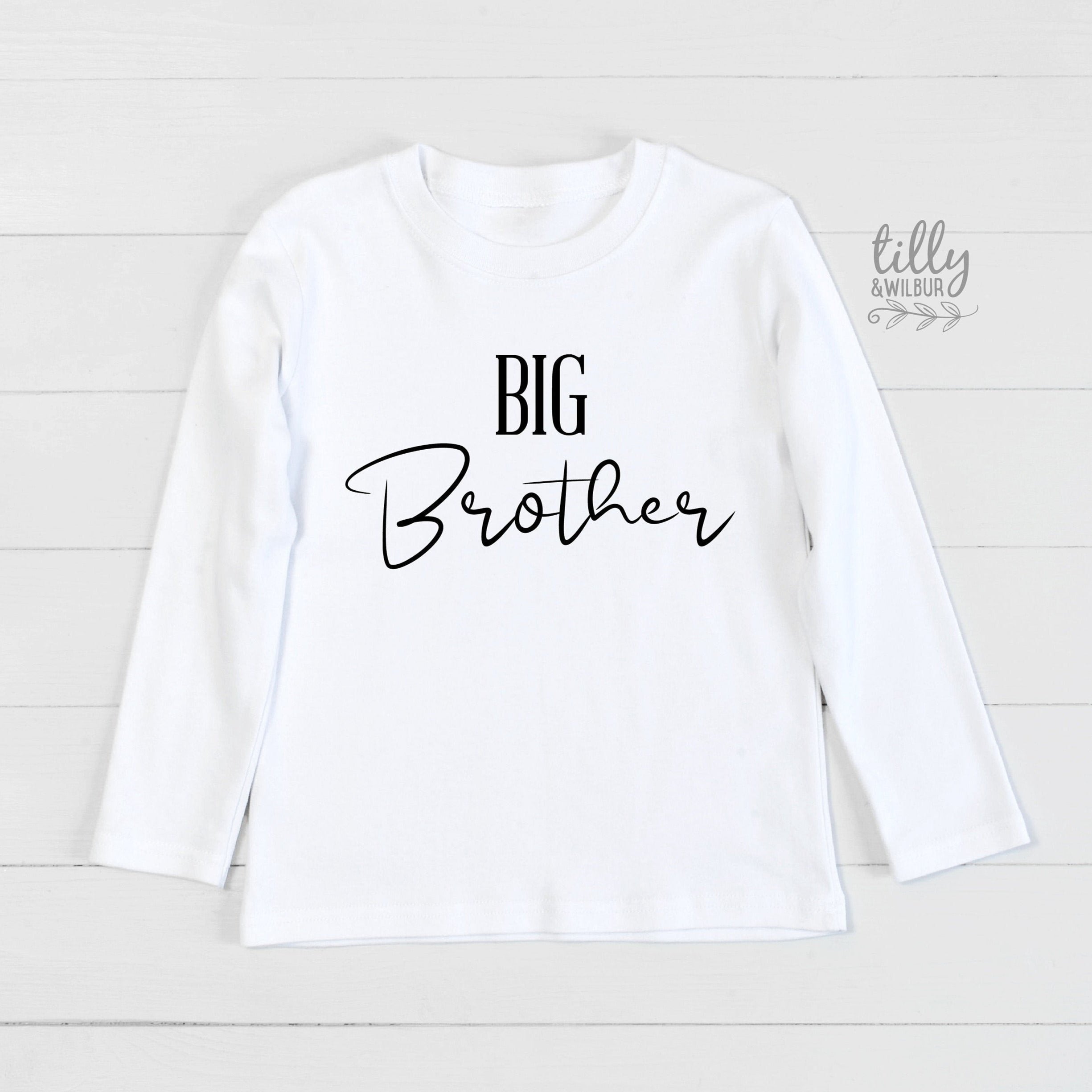 Big Brother T-Shirt - Funny Sibling Gift for Brothers - Perfect for Birthdays, Family Reunions & Matching Outfits