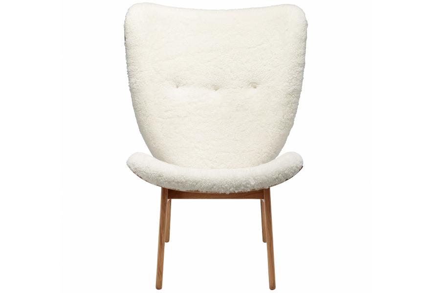 Premium Elephant Lounge Chair with Soft Sheepskin Cover - Cozy and Stylish Seating for Living Room, Bedroom, or Nursery Decor
