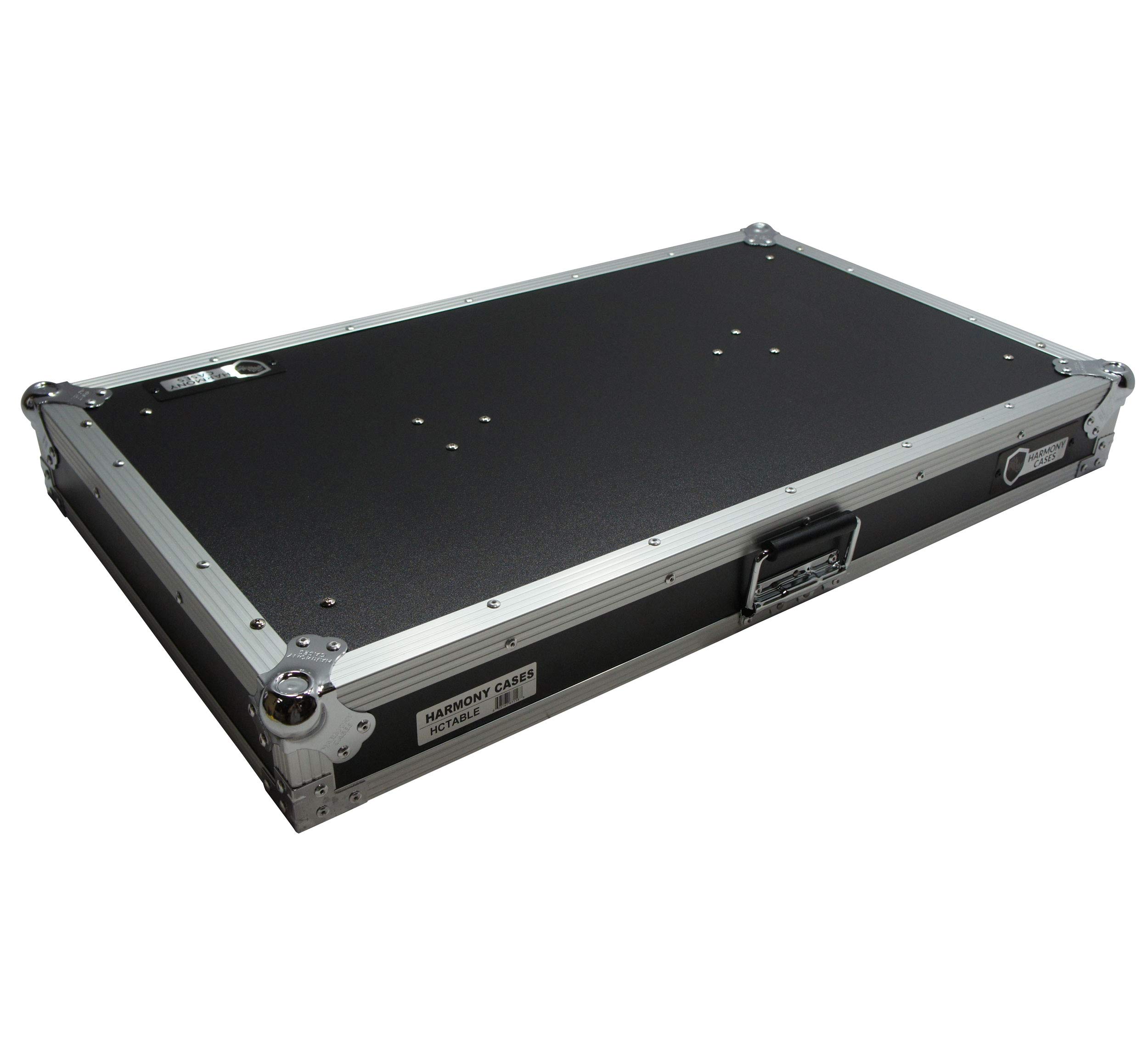 Harmony Audio HCTABLE 36-Inch Wide Portable DJ Workstation Table - Adjustable 30-Inch Height for DJs, Music Producers & Events | Perfect for Home Studios, Clubs & Mobile DJ Gigs