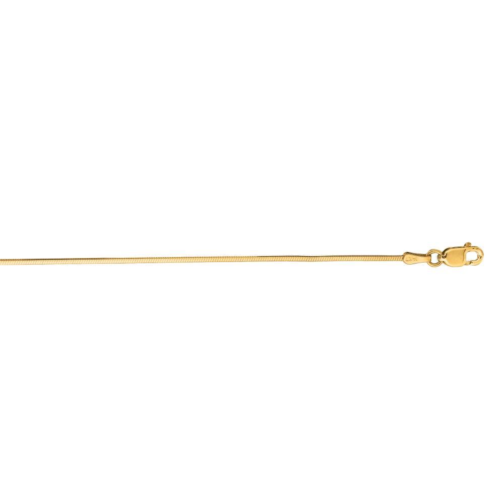 14K Gold 0.85mm Octagonal Snake Chain Bracelet Necklace for Women - Elegant Dainty Jewelry for Everyday Wear & Special Occasions