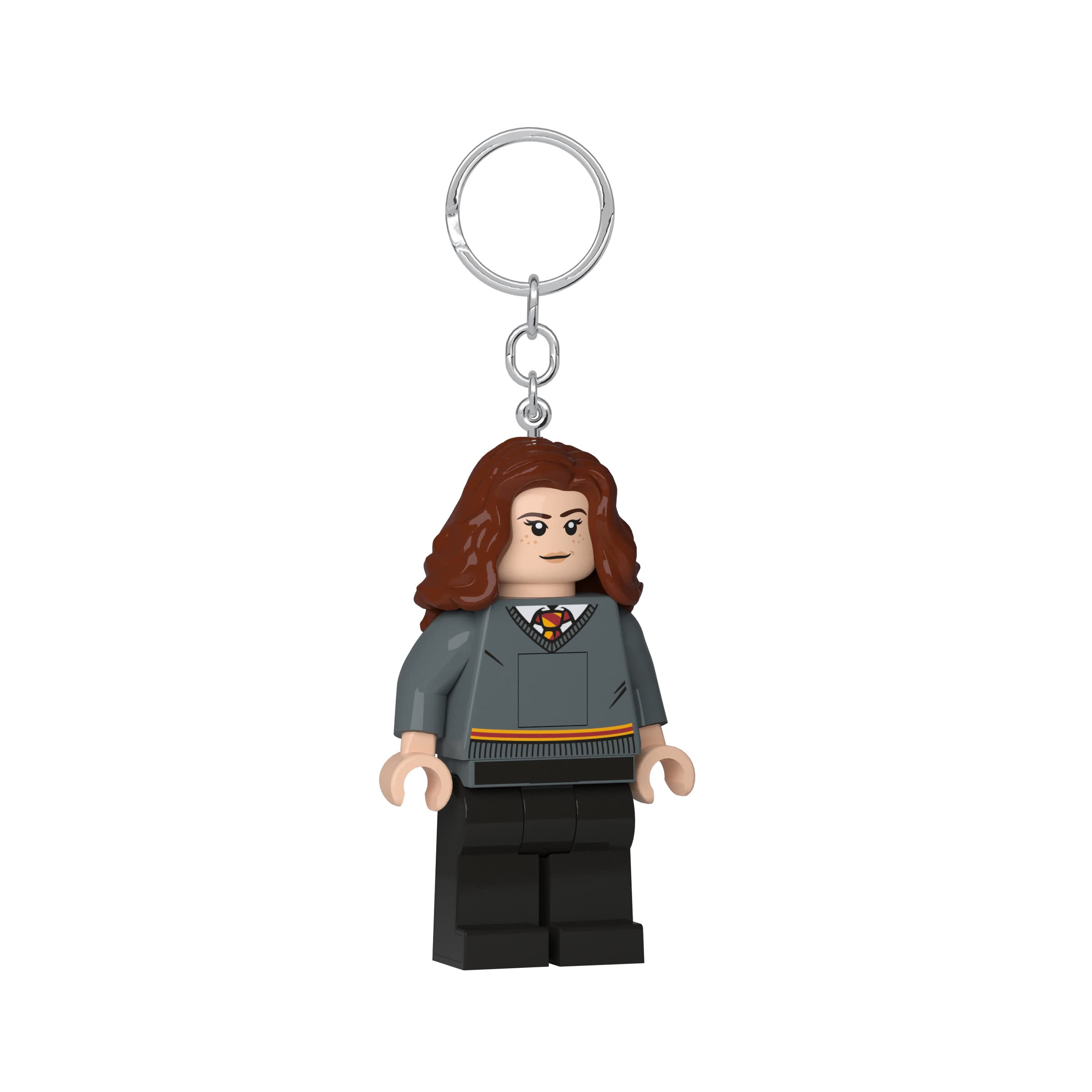 LEGO Harry Potter Hermione Granger Keychain Light - 3 Inch Tall Collectible Toy for Backpacks & Gifts (KE199) | Perfect for Harry Potter Fans & Cosplay Accessories