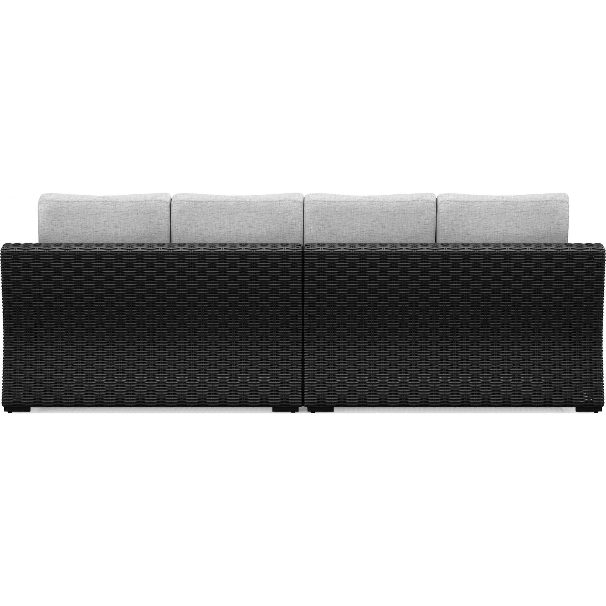 Beachcroft 2-Piece Outdoor Modular Sectional Sofa Set - Water-Resistant Patio Furniture for Poolside, Garden & Backyard Relaxation