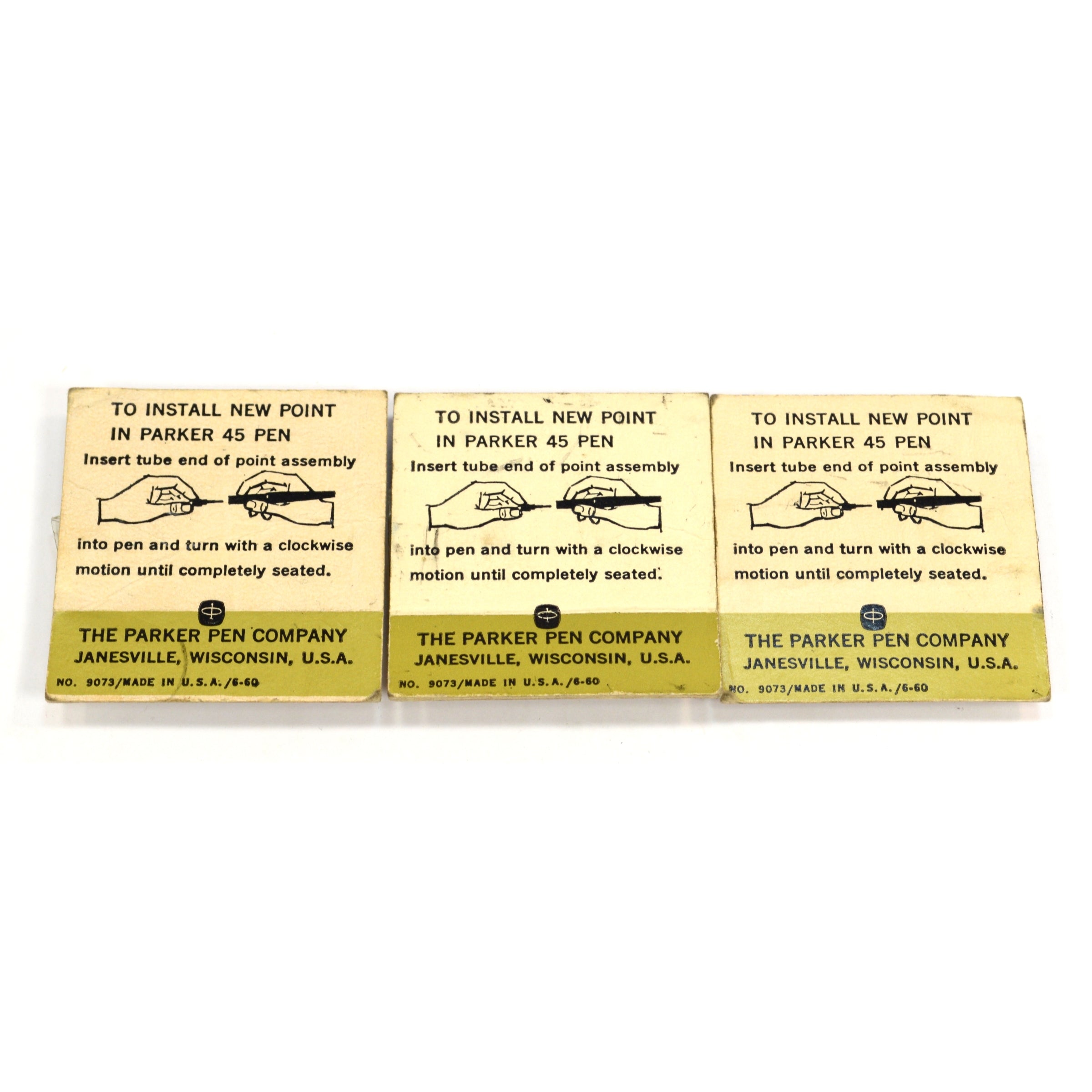 Vintage Parker Fountain Pen Nibs - Premium Replacement Nibs for Parker Pens - Perfect for Calligraphy, Letter Writing & Collecting