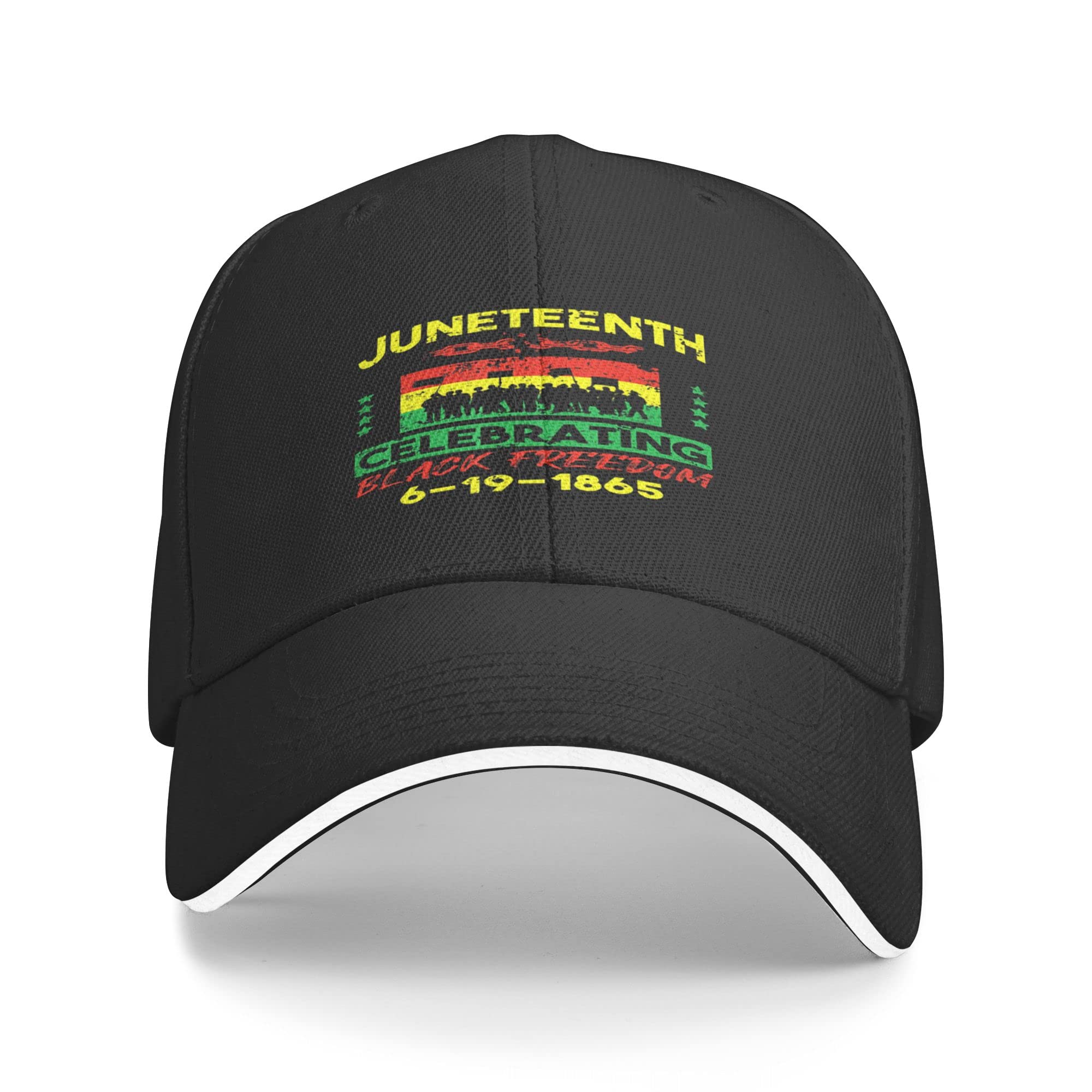 Juneteenth Black Freedom 1865 Baseball Cap - Adjustable Unisex Dad Hat for Celebrations & Daily Wear - Perfect for Juneteenth Events, Street Style & Casual Outfits