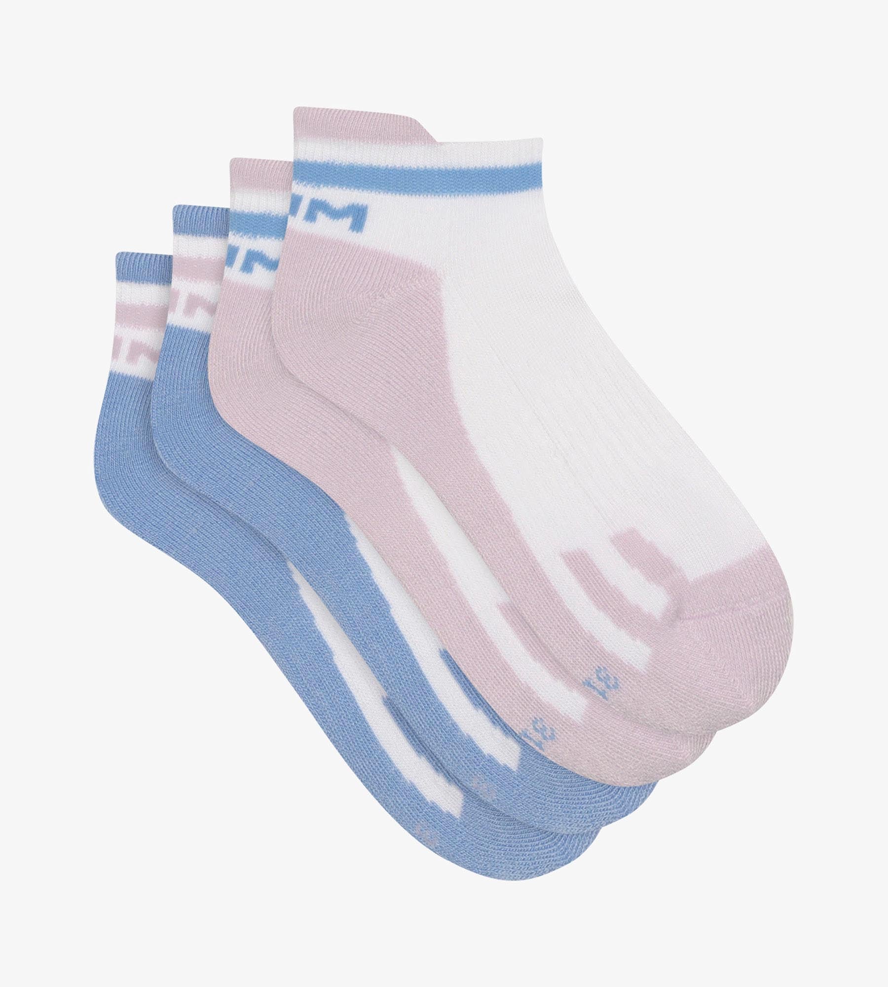 Retro Unisex Socks Pack of 2 Pairs - Vintage Lilac Blue Athletic Socks for Men & Women | Perfect for Running, Gym & Casual Wear
