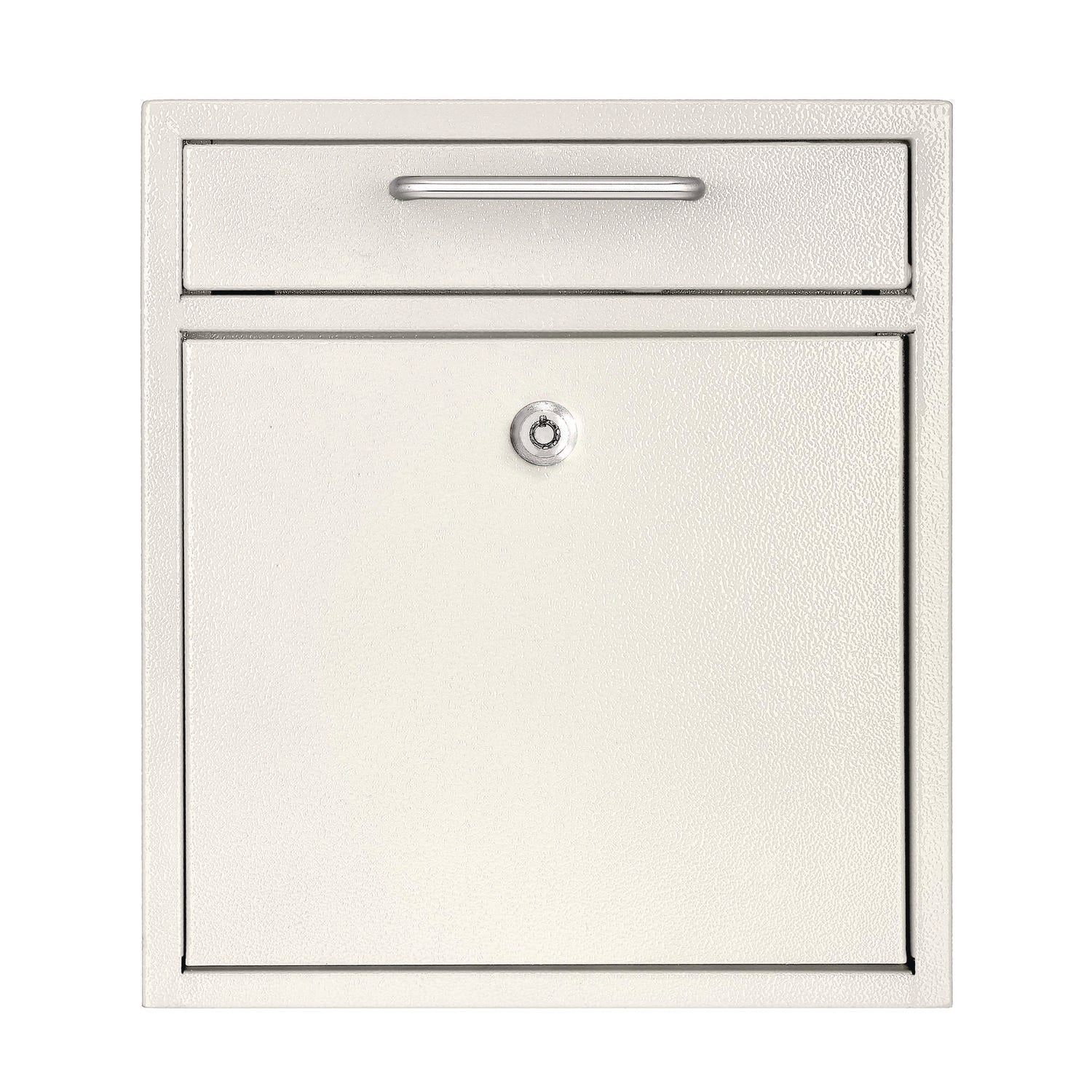 AdirOffice Medium Ultimate Wall Mounted Mailbox - 10.4 x 4.5 x 12 Inches, White - Perfect for Home, Office & Apartment Mail Organization