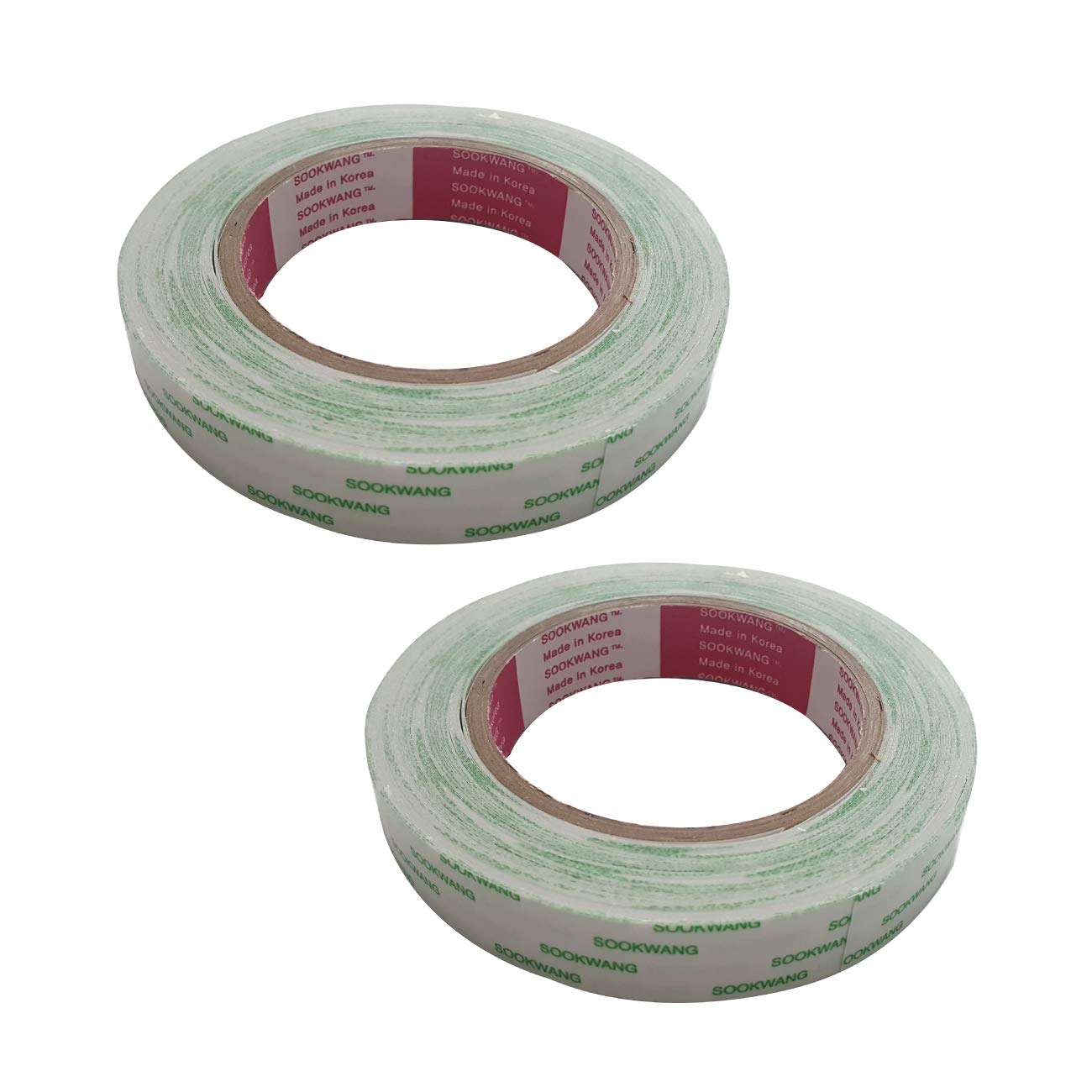 Double Sided Adhesive Tape for Crafts - 20mm x 25m (2 Pack) - Strong Bonding for Scrapbooking, DIY Projects & Home Decor