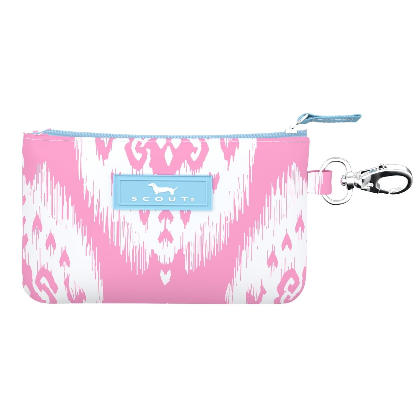 SCOUT IDKase Card Holder for Women - Mini Keychain Wallet with Zip Closure | Perfect for Organizing IDs, Credit Cards & Keys On-The-Go | Ideal for Work, Travel & Everyday Use