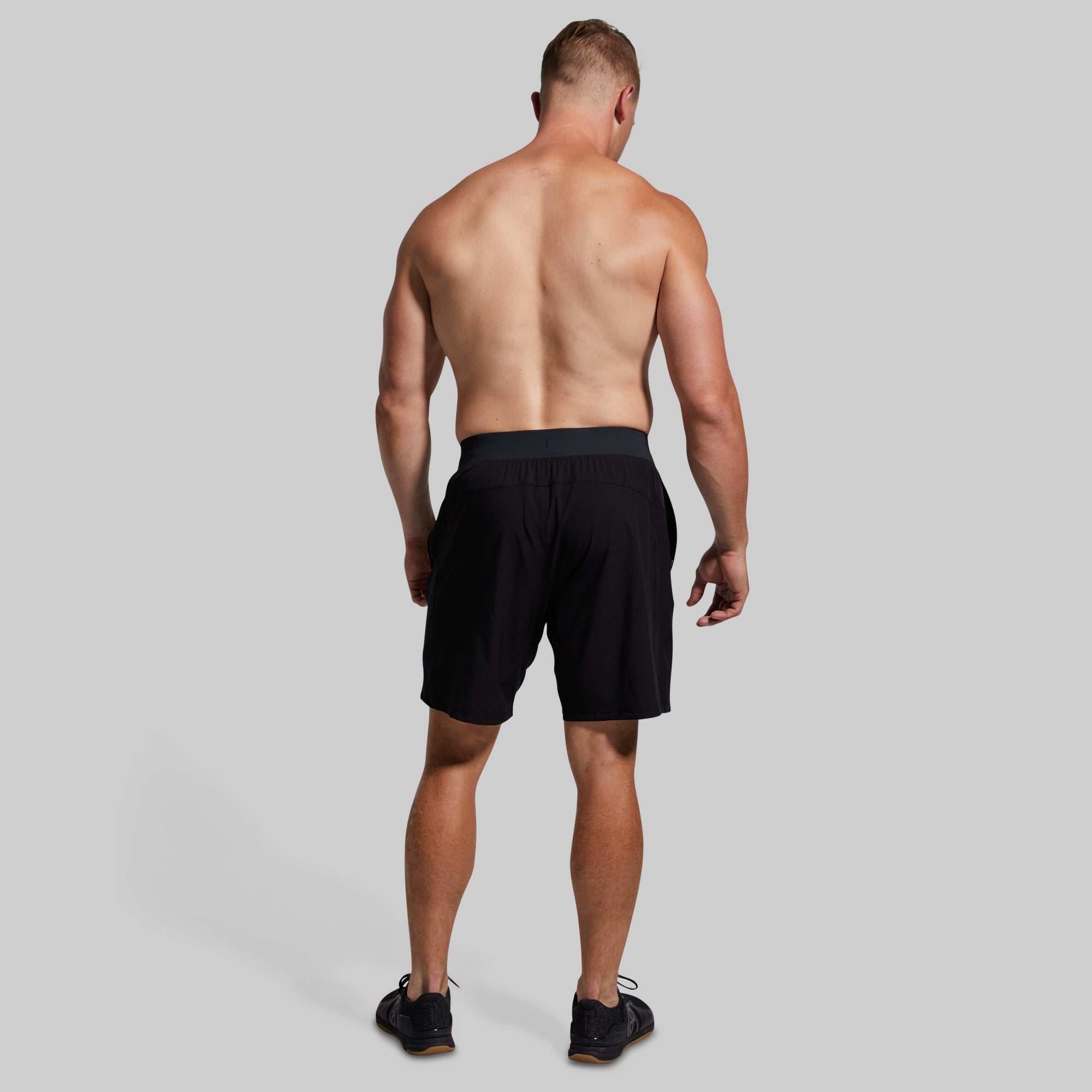Versatile Black Shorts for Men - Comfortable Stretch Fit 9