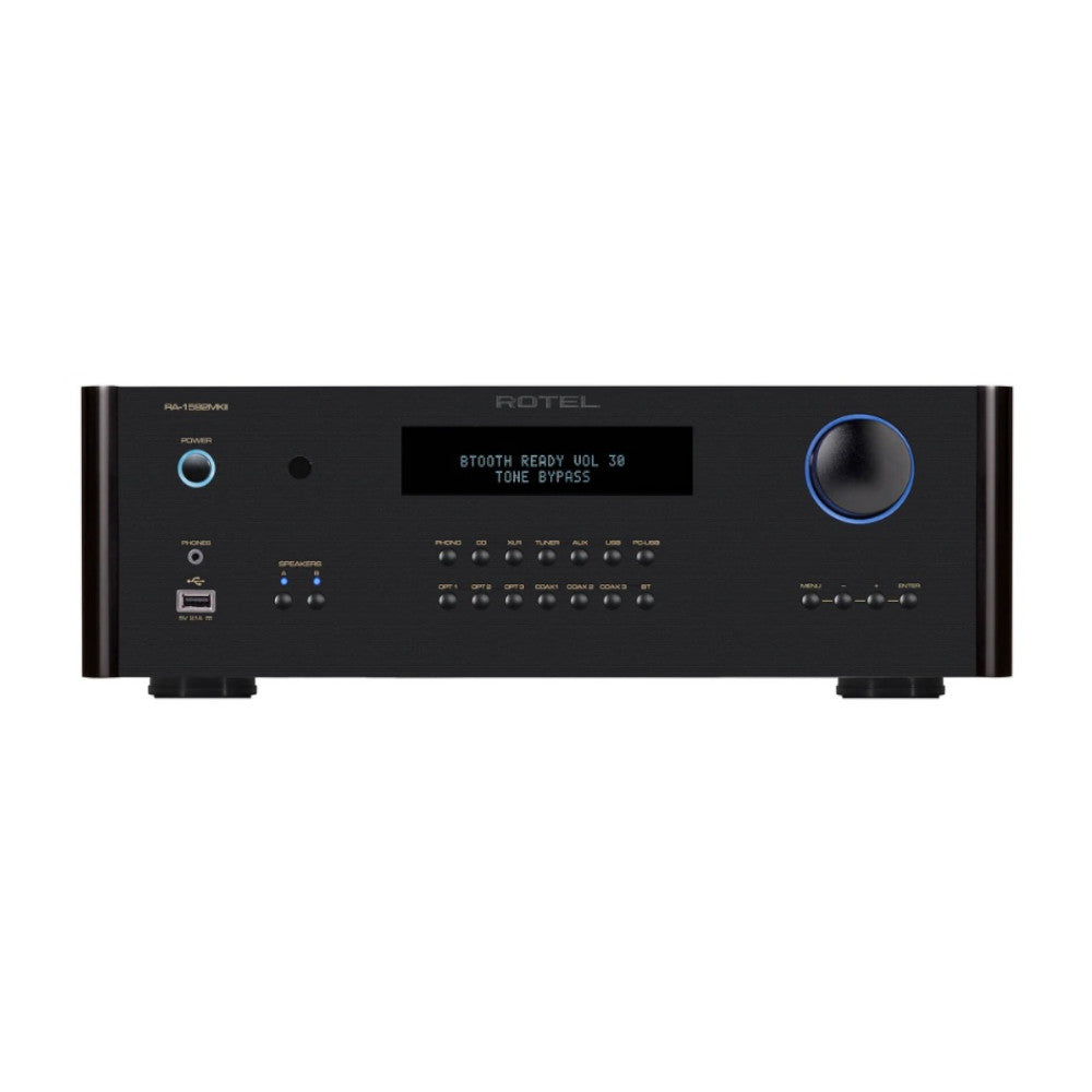 Rotel RA-1592 MKII Integrated Stereo Amplifier - High Power Hi-Fi Audio for Home Theater & Music Listening