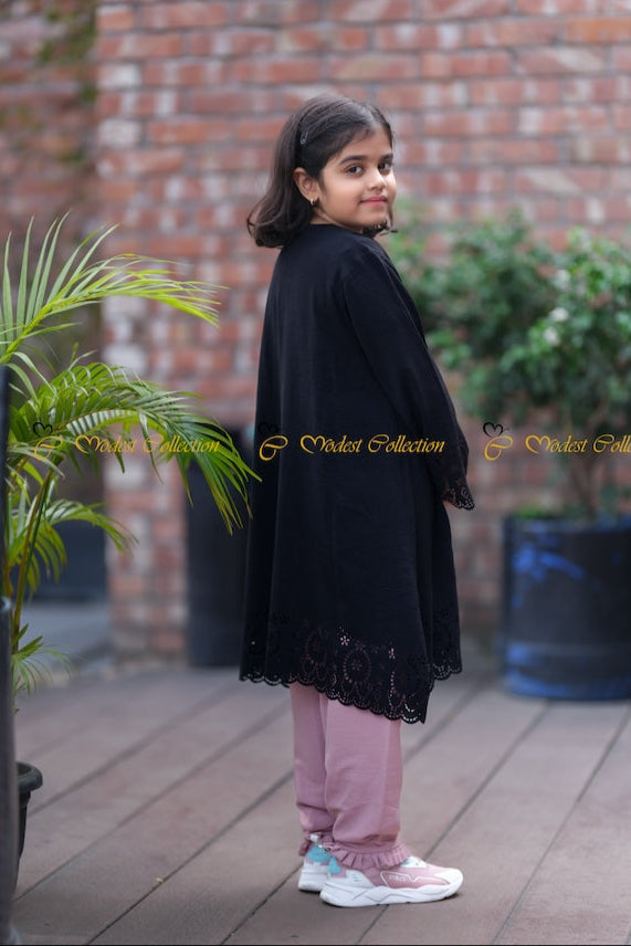 Little Laser Tunic Black - Women's Fashion Tunic Top for Casual Wear, Office & Date Night Outfits