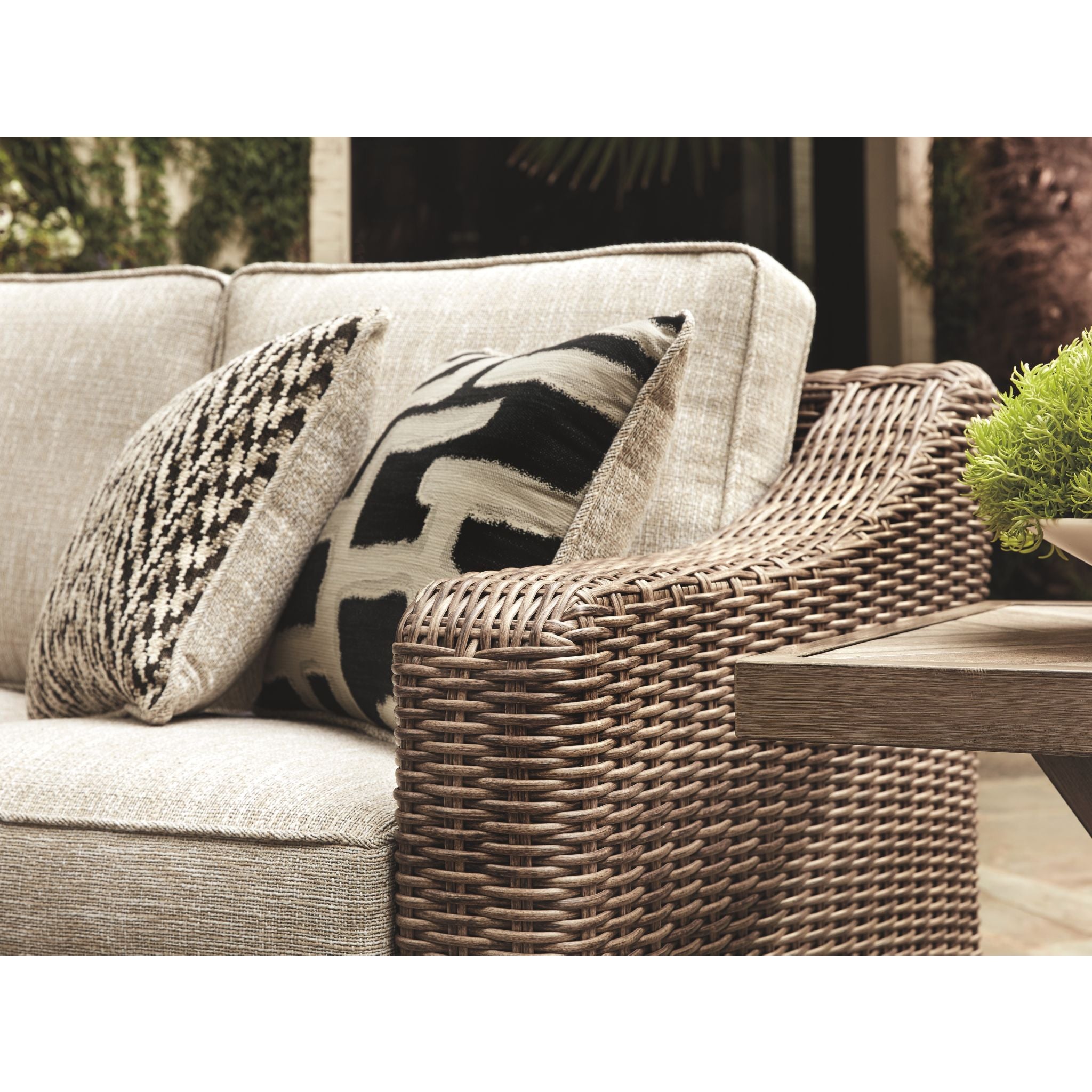 Beachcroft 5-Piece Outdoor Modular Sectional Sofa Set - Waterproof Patio Furniture for Backyard, Poolside & Garden Lounge (Gray) | Perfect for Entertaining & Relaxing Outdoors
