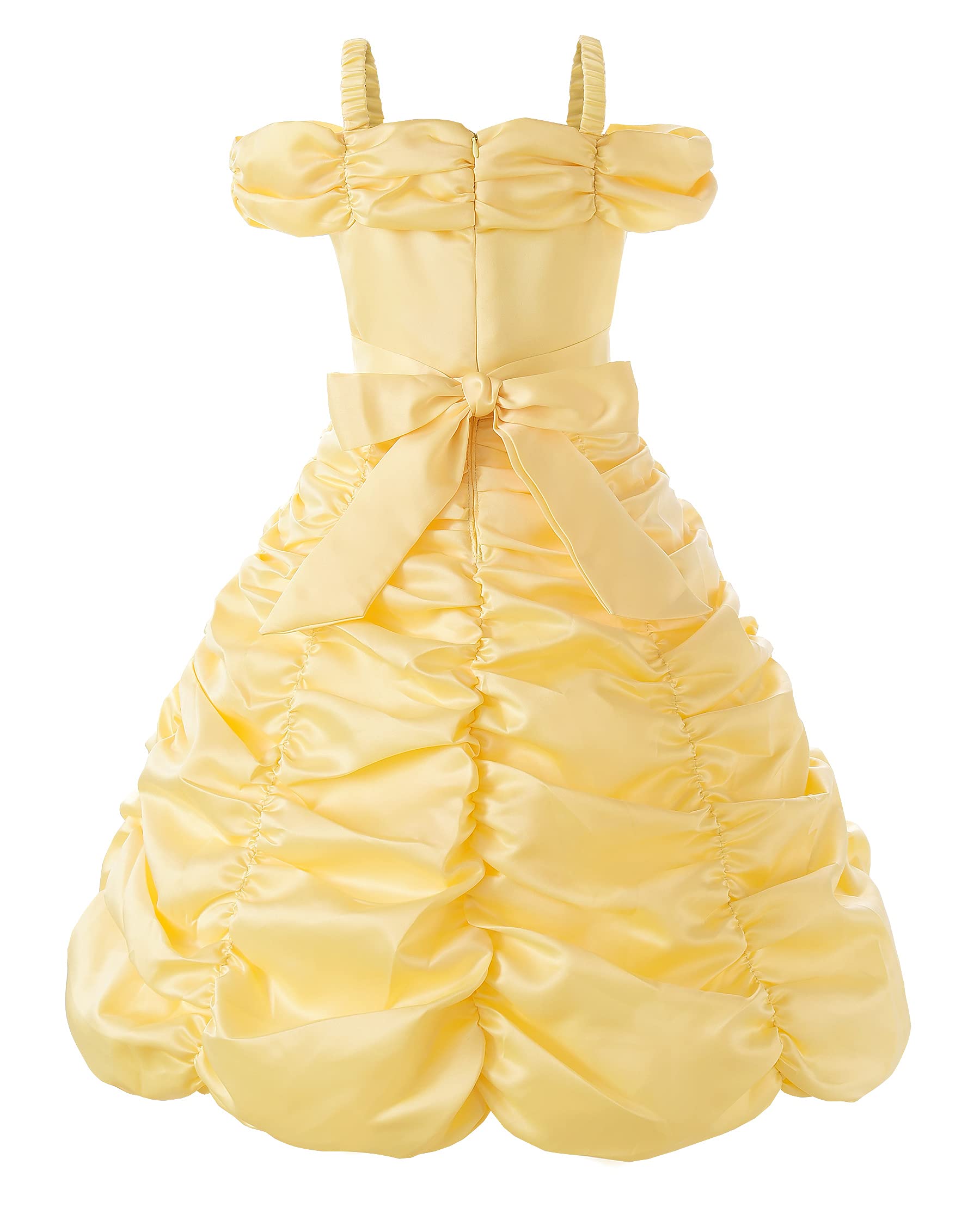 Girls Princess Layered Off-Shoulder Sequin Party Dress with Matching Accessories | Perfect for Birthday, Pageant, Halloween & Special Occasions