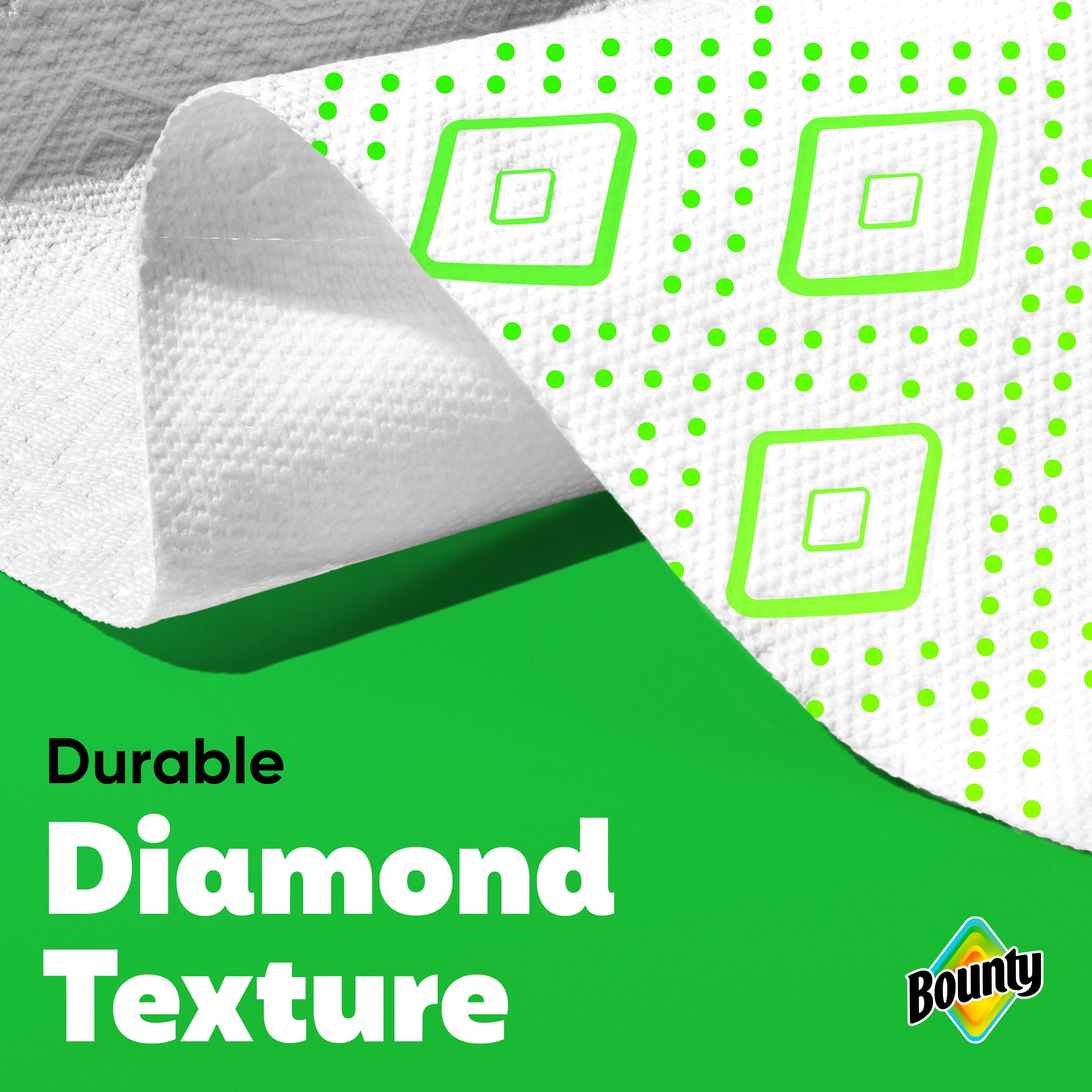 Bounty Select-A-Size Paper Towels | 2 Triple Rolls (6 Regular Rolls) | Super Absorbent & Strong | Perfect for Kitchen Cleaning, Spills & Household Use
