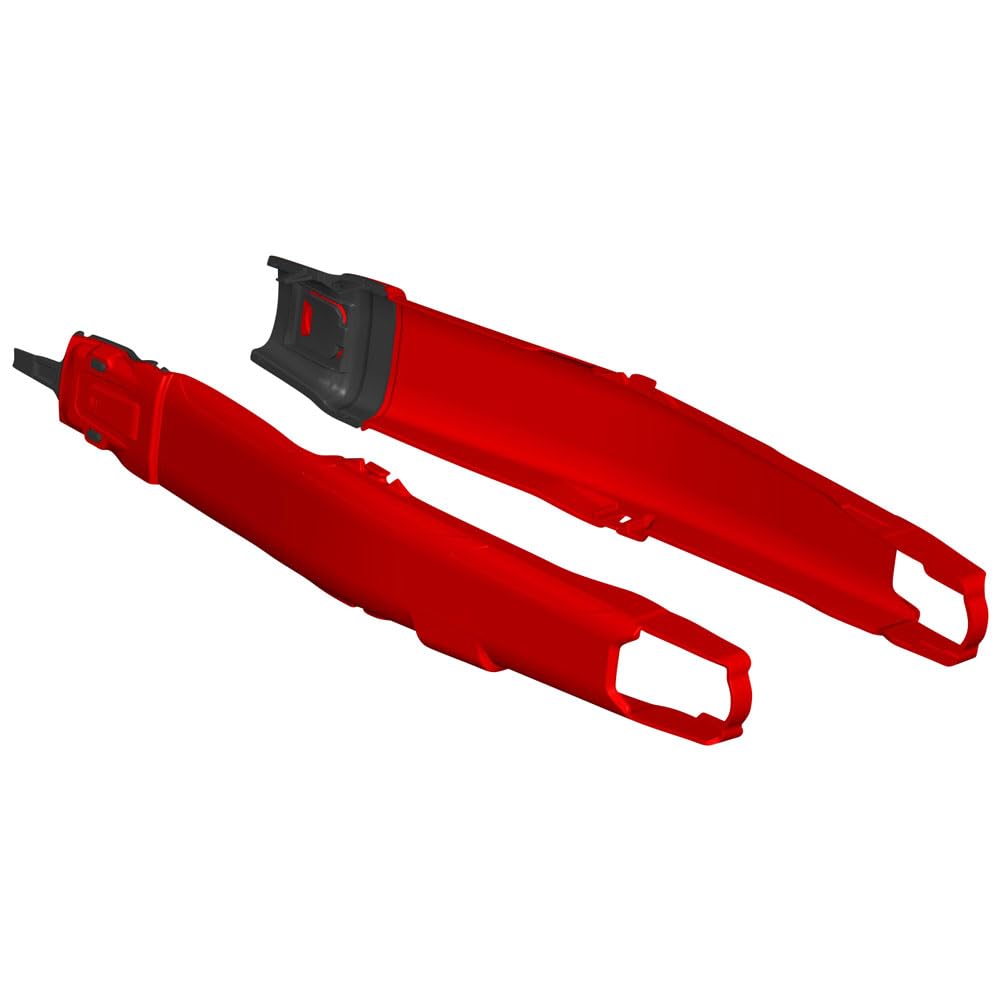 Acerbis Teketmagnet Swingarm Protector - Red Motorcycle Frame Guard for Dirt Bikes & Off-Road Riding (Durable Impact Protection)