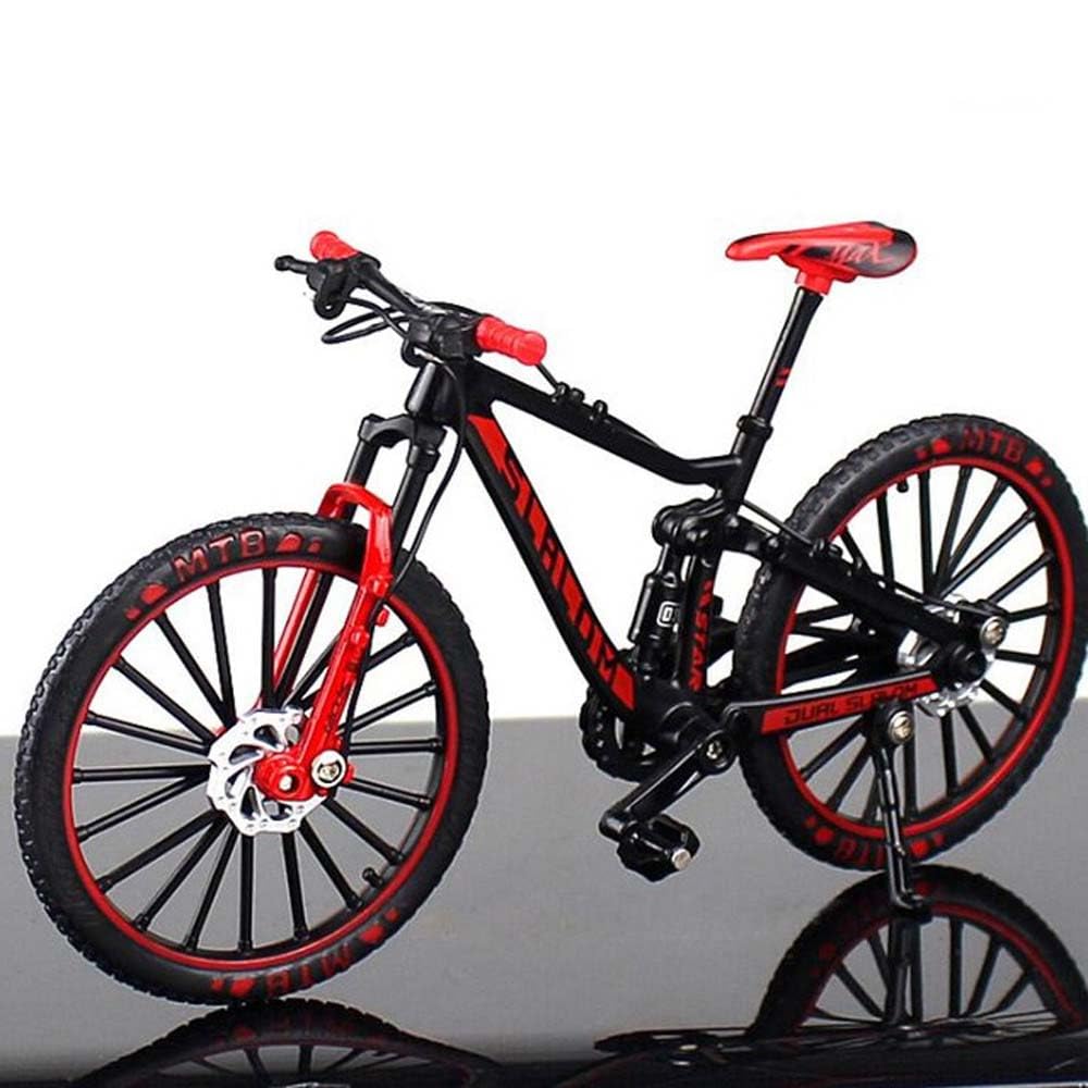 1:10 Scale Mini Mountain Bike Diecast Alloy Model - Realistic Racing Bike Simulation Toy - Perfect Birthday Gift for Boys (H02) | Kids Room Decor, Collector's Display, Racing Enthusiast Gift