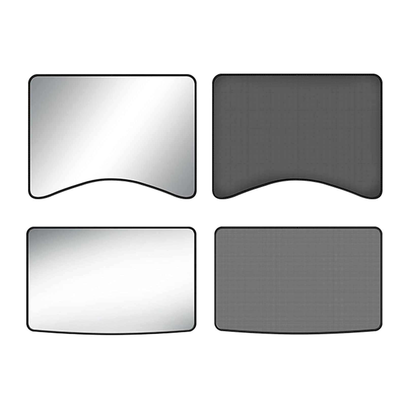 MagiDeal Car Sunshade - UV & Heat Insulation Overhead Roof & Rear Window Sunshade Film - Black Sunroof UV Protection Shade for Cars, SUVs & Trucks - Perfect for Summer Driving & Parking in Direct Sunlight